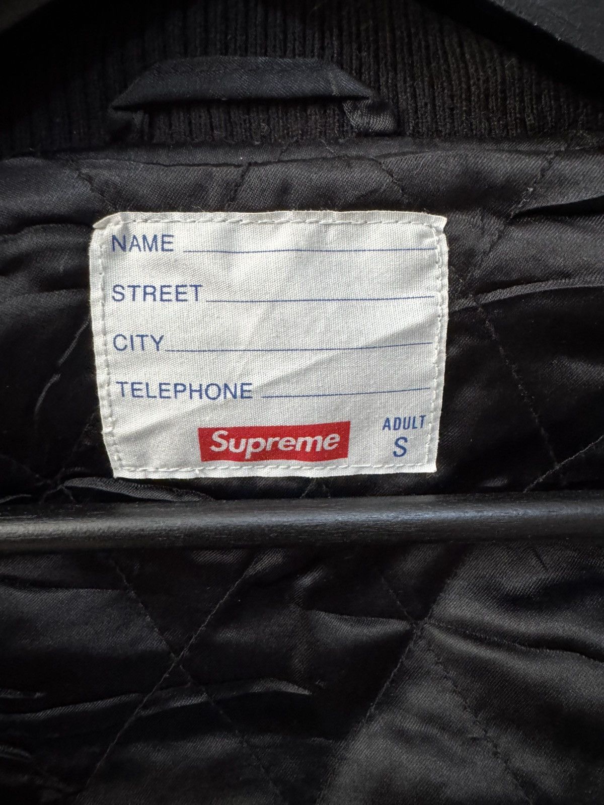 Supreme Supreme logo motion varsity jacket Size US S / EU 44-46 / 1 - 6 Thumbnail