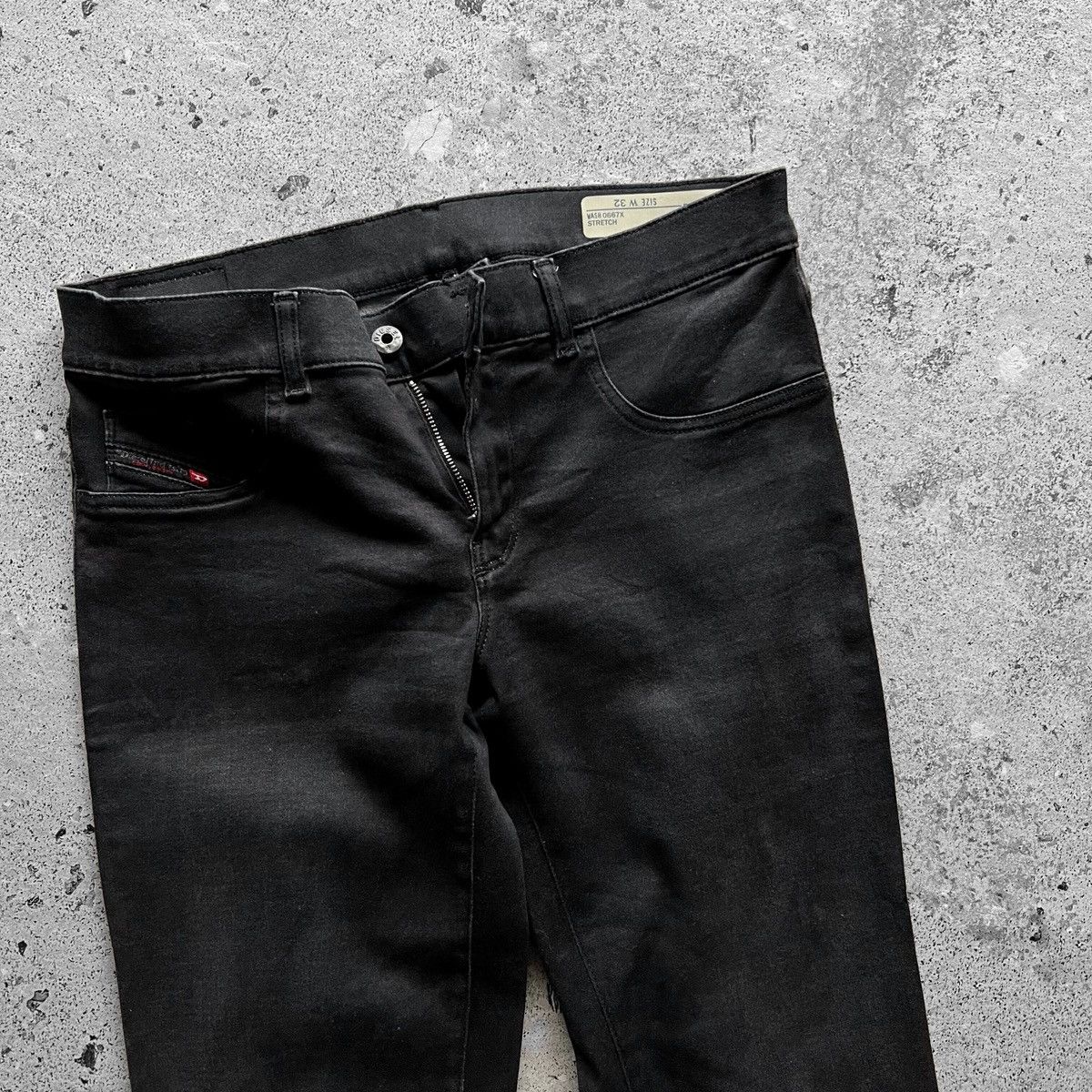 Designer × Diesel Diesel Livier Womens Black Super Slim-Jegging Stretch Jeans Size 30" / US 8 / IT 44 - 7 Thumbnail