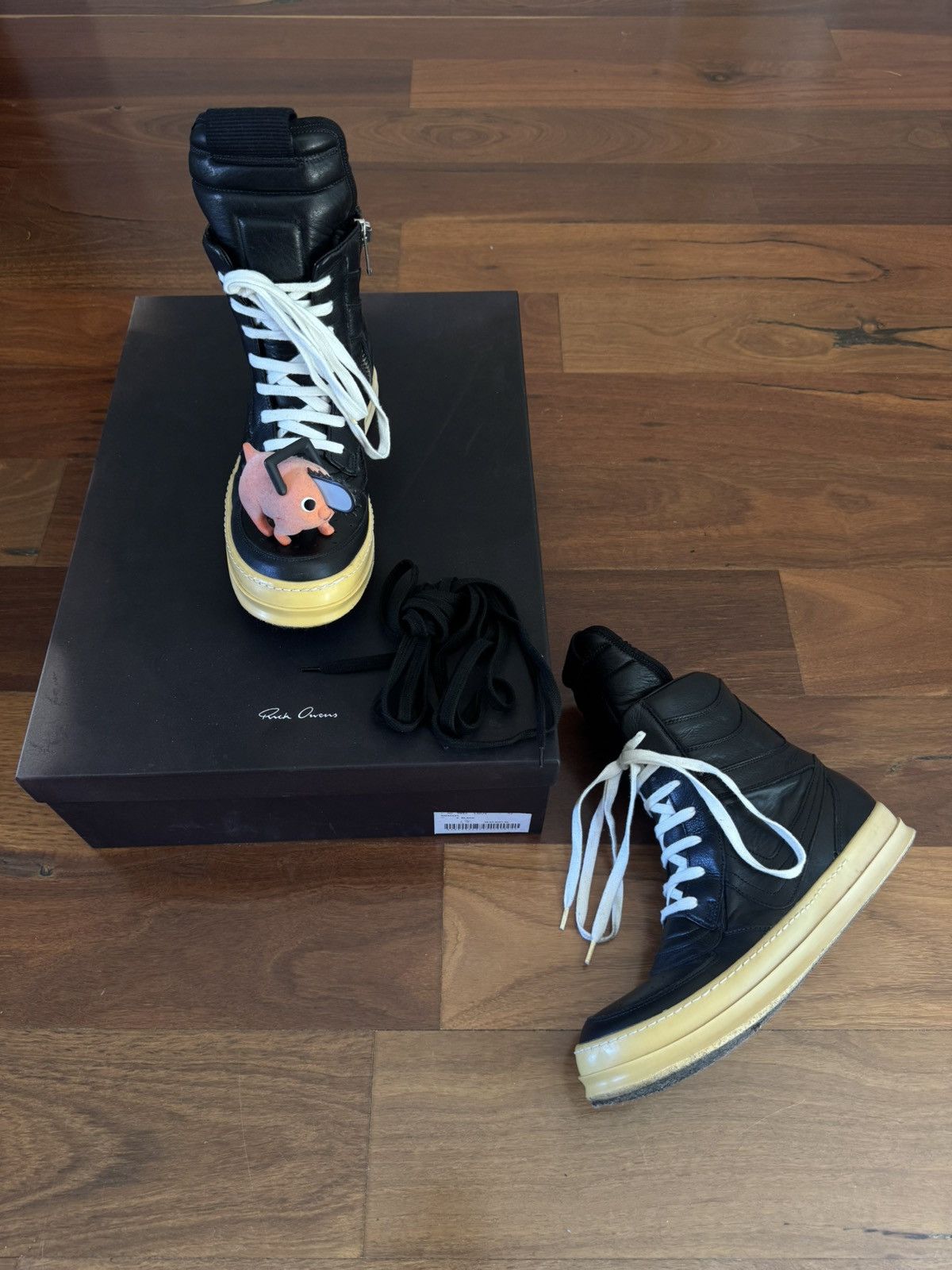 Rick Owens Rick Owens Leather Dunks Size US 10 / EU 43 - 1 Thumbnail