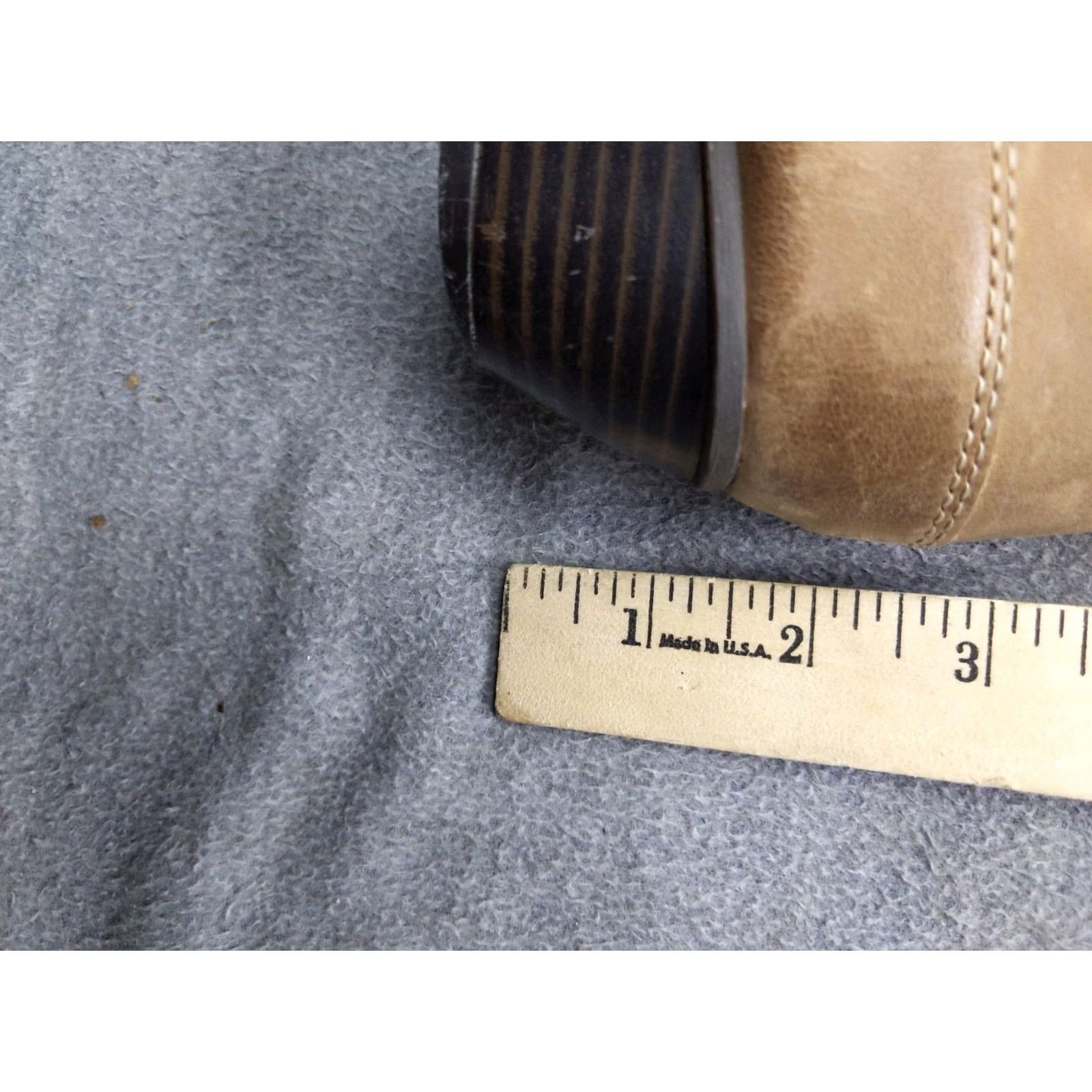 Vintage Pikolinos Boots Womens Size 9 Brown Leather Tall Slouch Buckle Zip Riding Boot Size US 10 / IT 40 - 2 Thumbnail