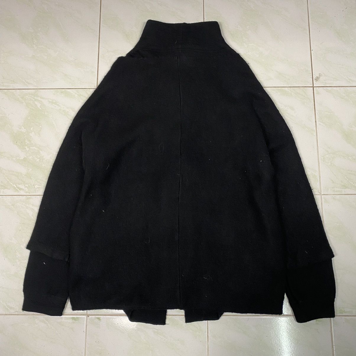 Yohji Yamamoto 🔥RUNWAY AVANT GARDE Y’S YOHJI YAMAMOTO DOUBLE LAYER JACKET Size M / US 6-8 / IT 42-44 - 5 Thumbnail