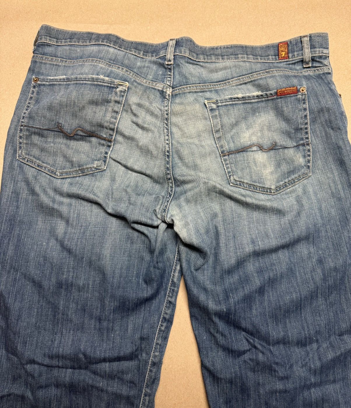 7 For All Mankind Seven 7 For All Mankind Jeans 38 x 34 Stretch Relaxed Fit Size US 38 / EU 54 - 3 Thumbnail