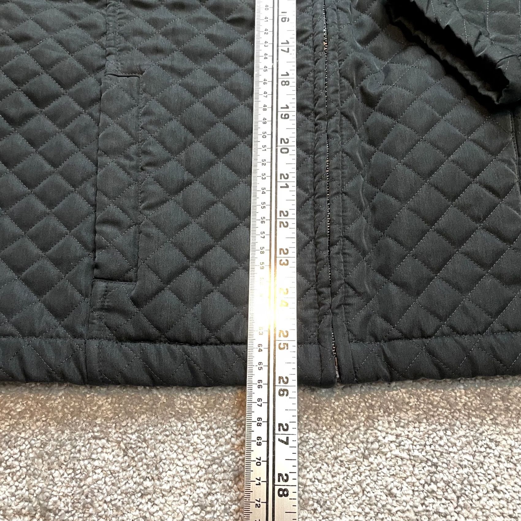 Geoffrey Beene Geoffrey Beene Sport Quilted Jacket Womens M Black Full Zip Pockets Collar Size M / US 6-8 / IT 42-44 - 3 Thumbnail