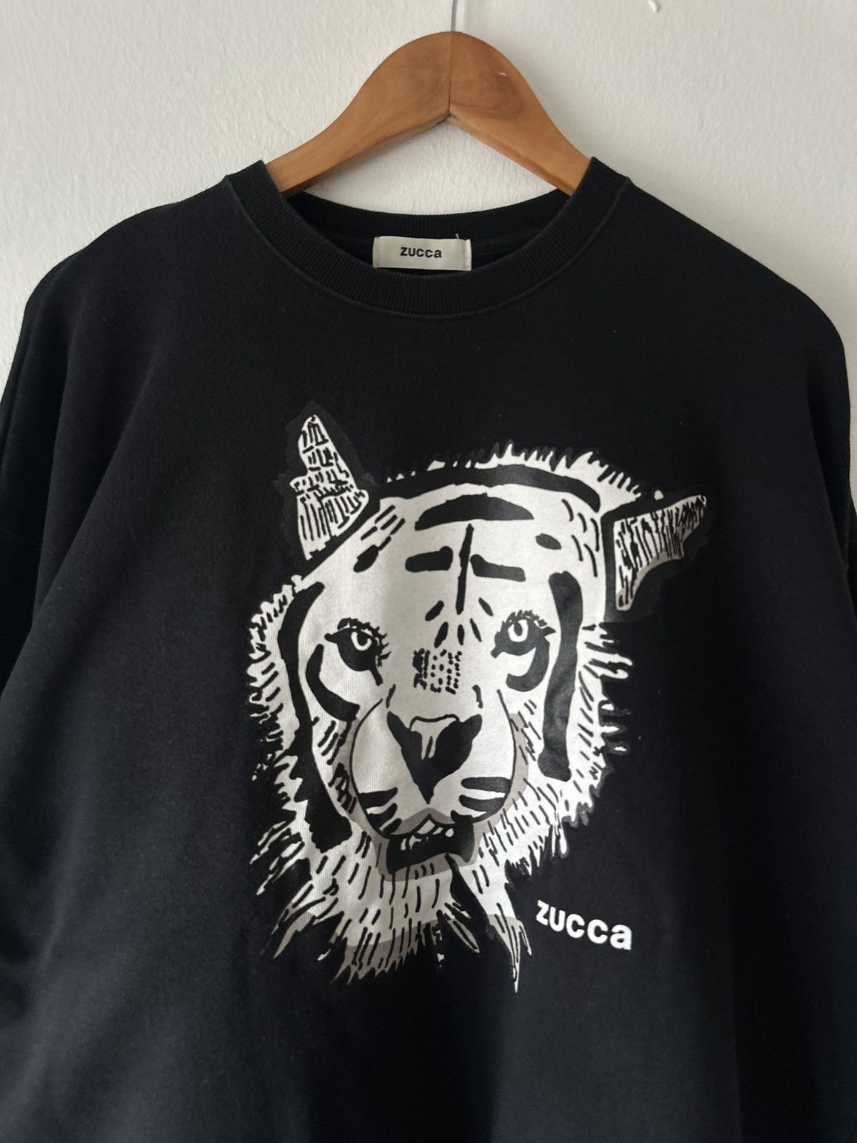 Zucca ZUCCA Tiger Graphic Crewneck Sweatshirt Size US L / EU 52-54 / 3 - 2 Thumbnail