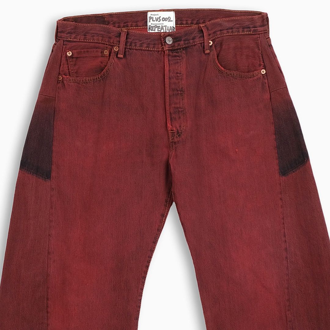 Japanese Brand × Levi's × Vintage REPEAT PLUS 002 Dirty Red 35 size (RP002R3501 Size US 35 - 3 Thumbnail