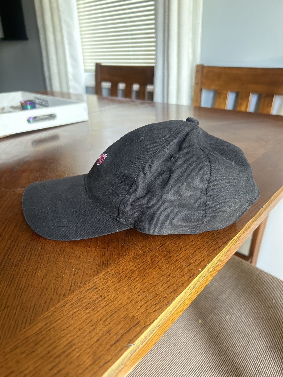 G59 Records Notacop 666 Pouya Embroidered Hat - Black and Pink Size ONE SIZE - 4 Thumbnail