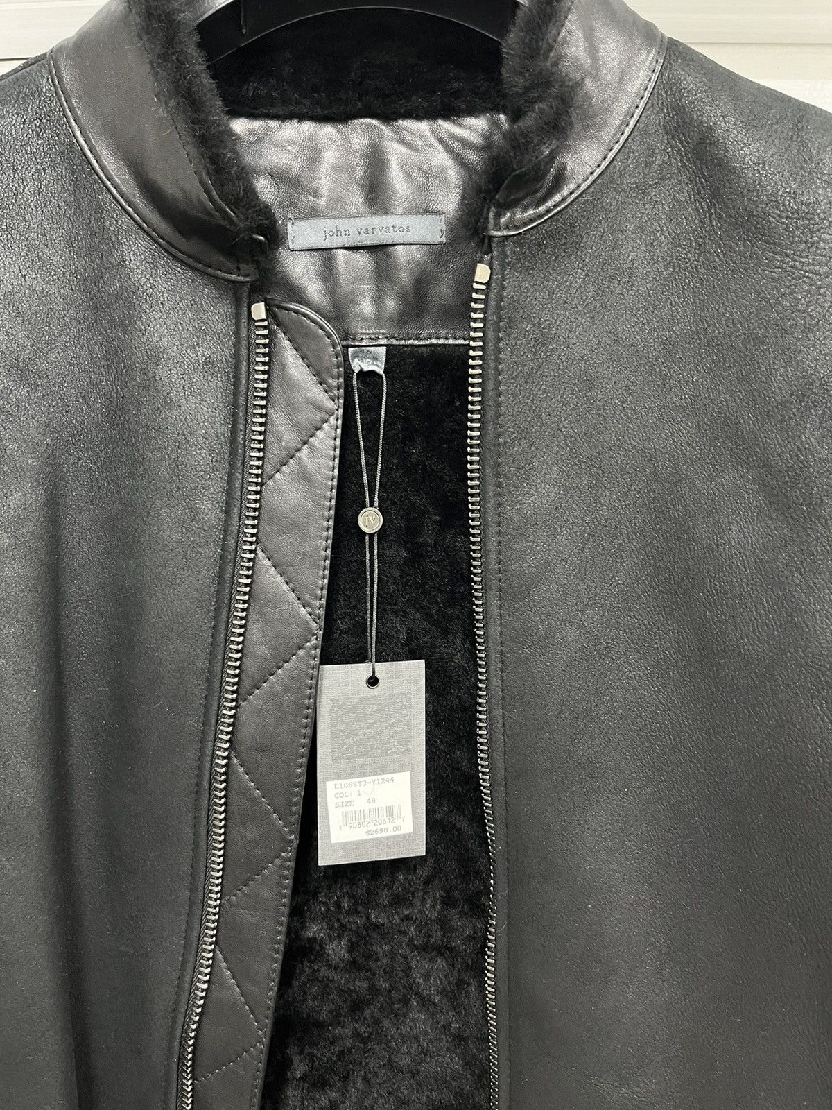 John Varvatos Shearling Moto jacket. 48 Size US M / EU 48-50 / 2 - 6 Thumbnail