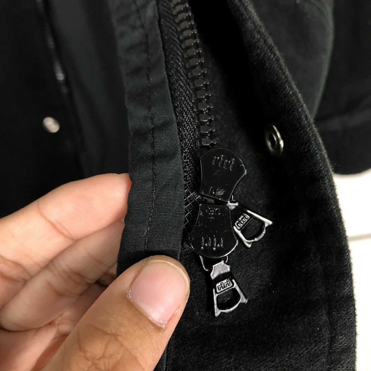 Issey Miyake Chore Zipper Biker Jacket Ships Made in England Riri Zipper Size US S / EU 44-46 / 1 - 17 Thumbnail