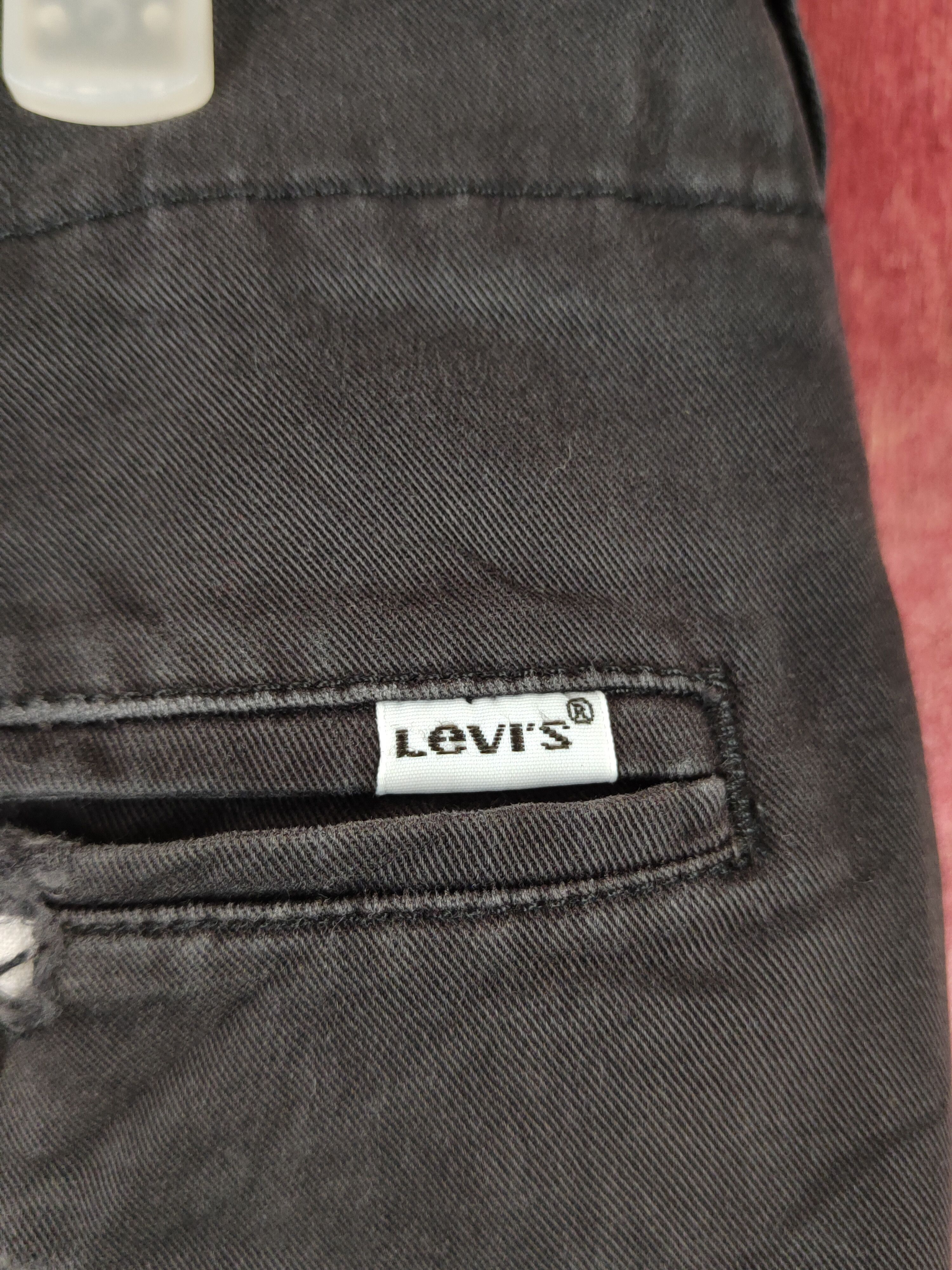 Japanese Brand Levis Blue Black distressed faded ripped Casual Pants #S1330 Size US 33 - 10 Thumbnail