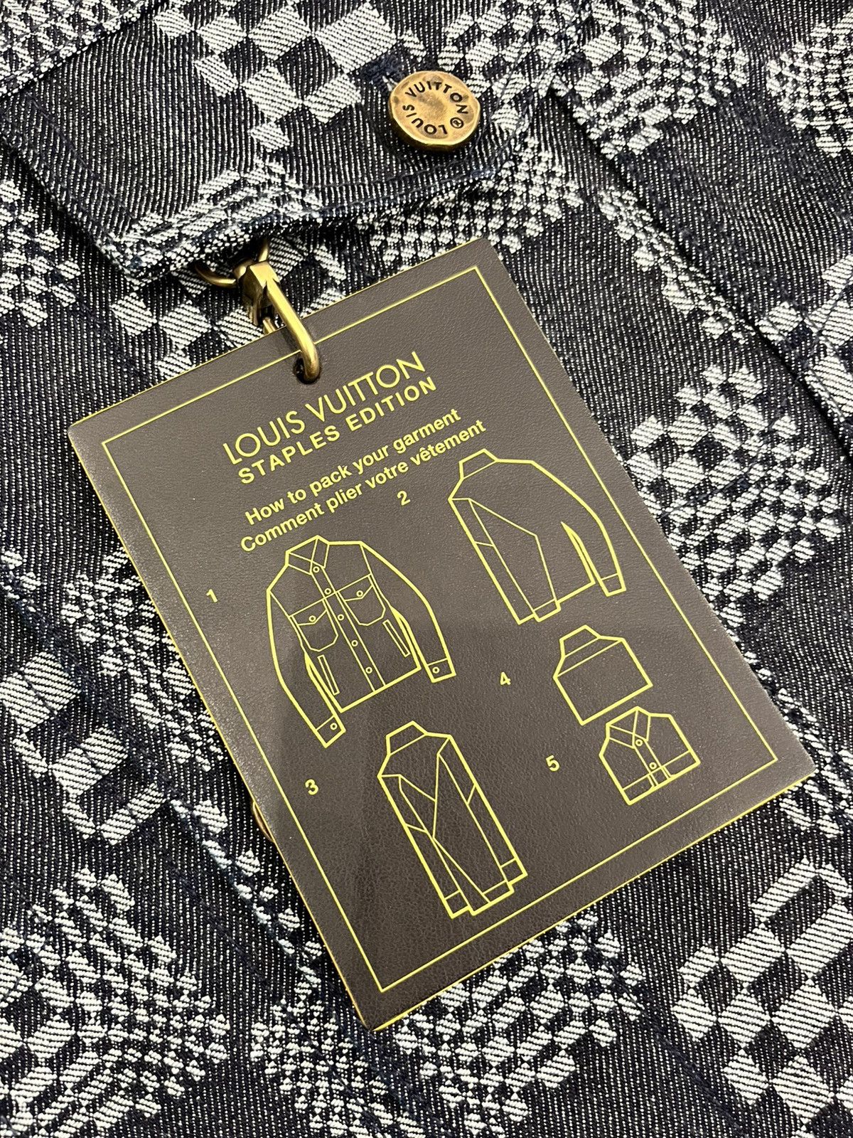 Louis Vuitton Louis Vuitton Damien Distorted Denim Jacket Size US M / EU 48-50 / 2 - 8 Thumbnail