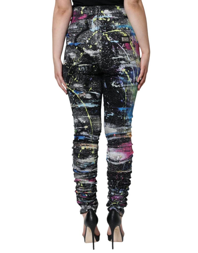 Dolce & Gabbana o1y0925 Casual Pant in Multicolor Size 28" / US 6 / IT 42 - 3 Thumbnail