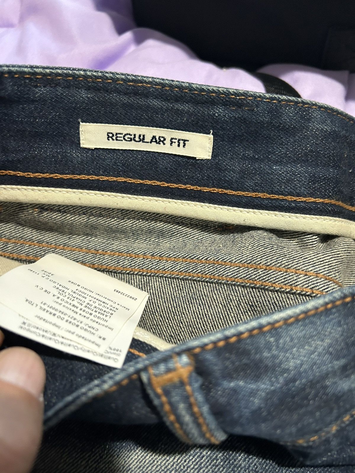 Designer × Hugo Boss Boss Orange regular fit jeans Size US 32 / EU 48 - 4 Thumbnail