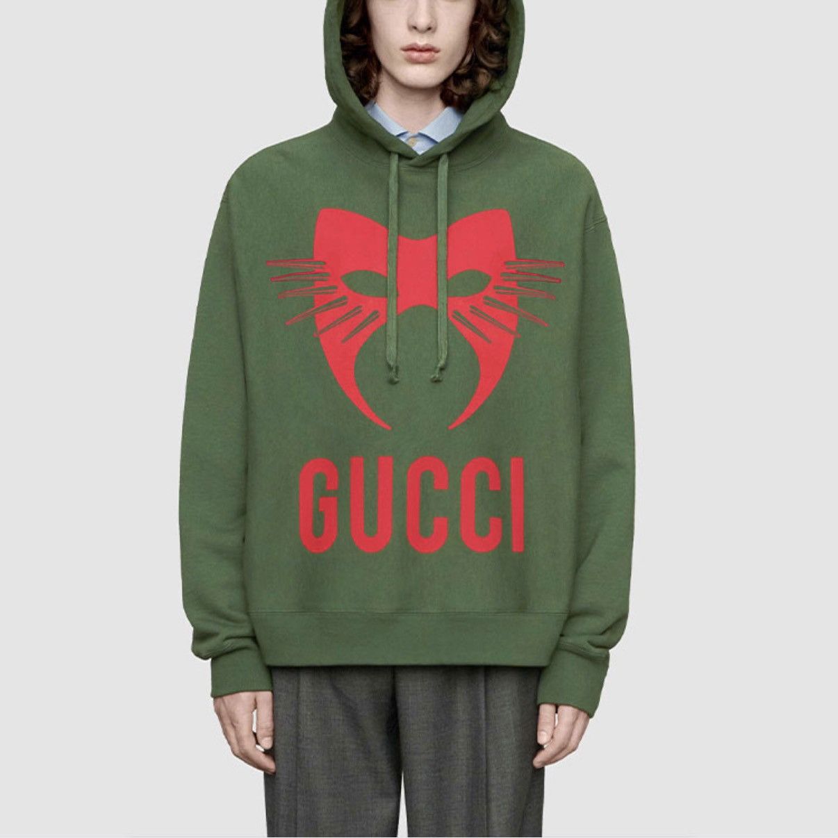 Gucci Gucci FW22 Manifesto Oversize Hoodie Size US S / EU 44-46 / 1 - 5 Thumbnail