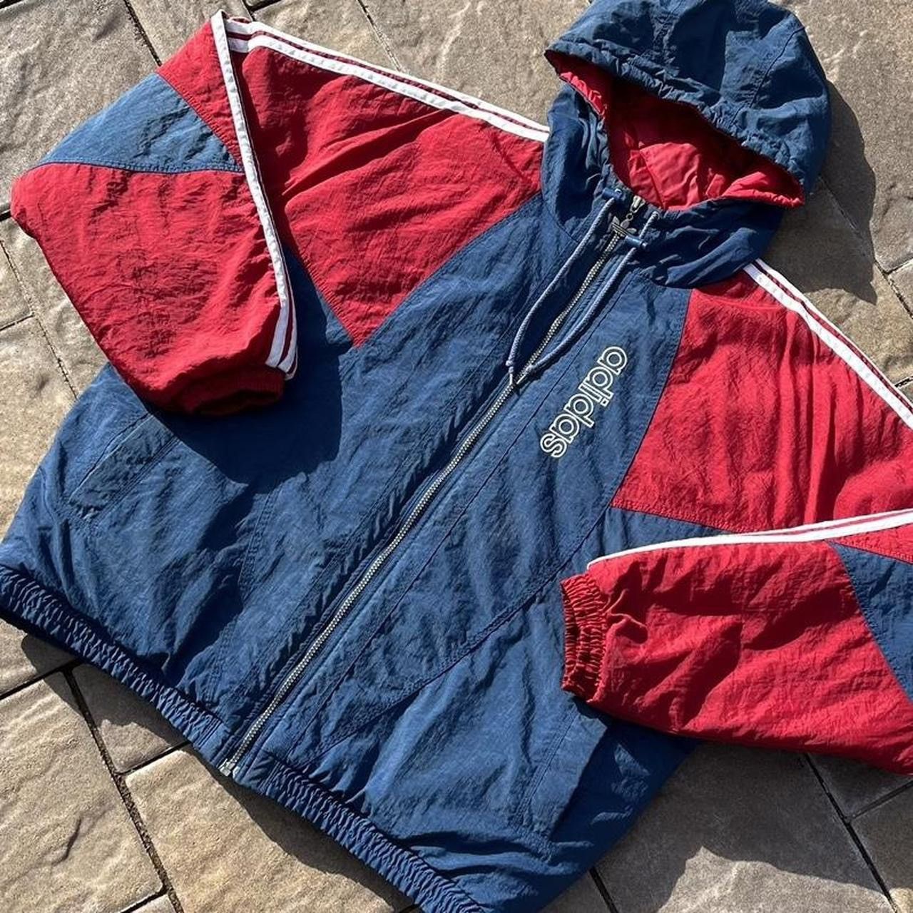 Adidas puffer hot sale jacket vintage