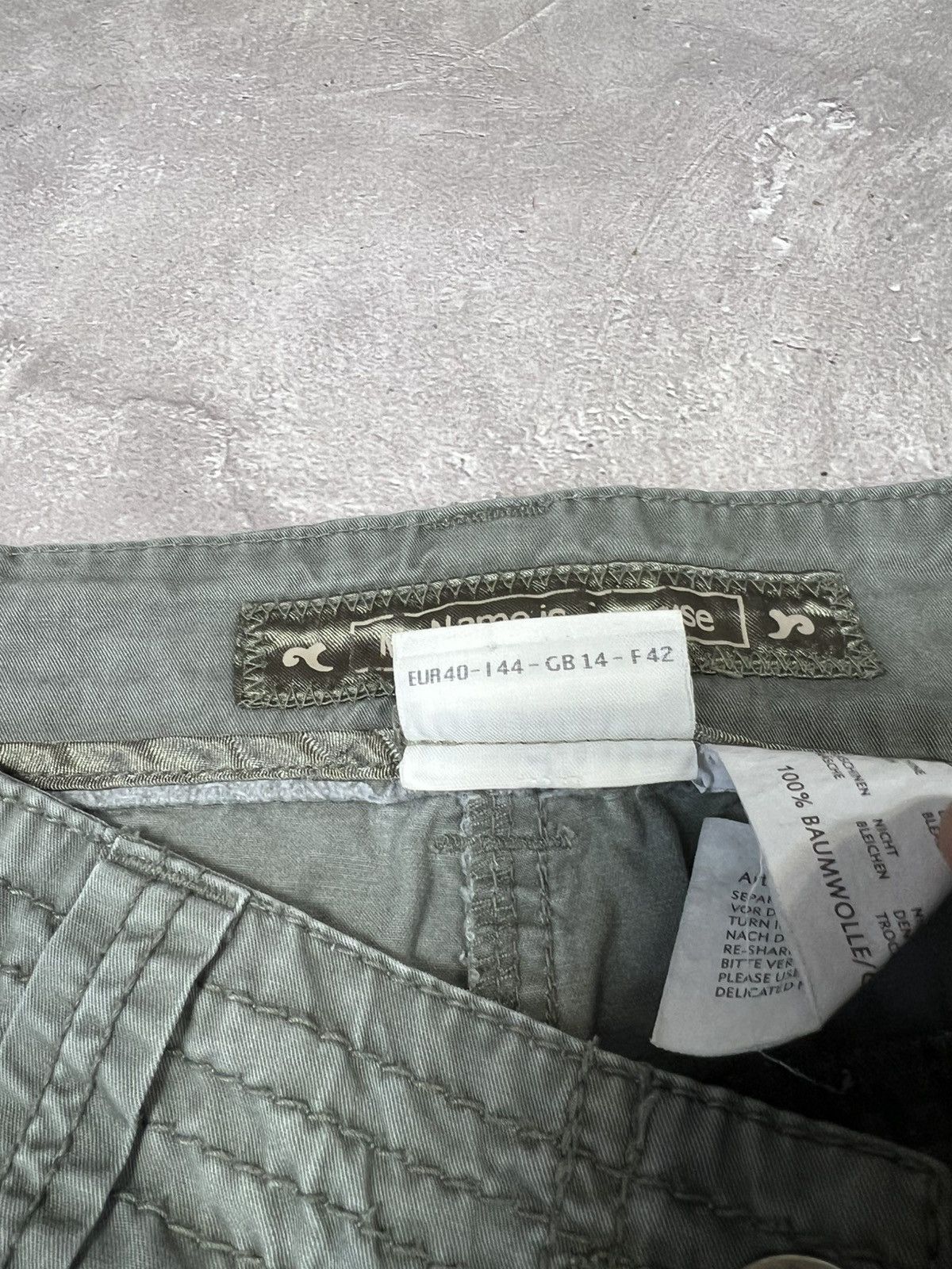 Other Vintage Baggy Parachute Y2k Junya Watanabe Style Fade Pants Size 40" / US 18 - 8 Thumbnail