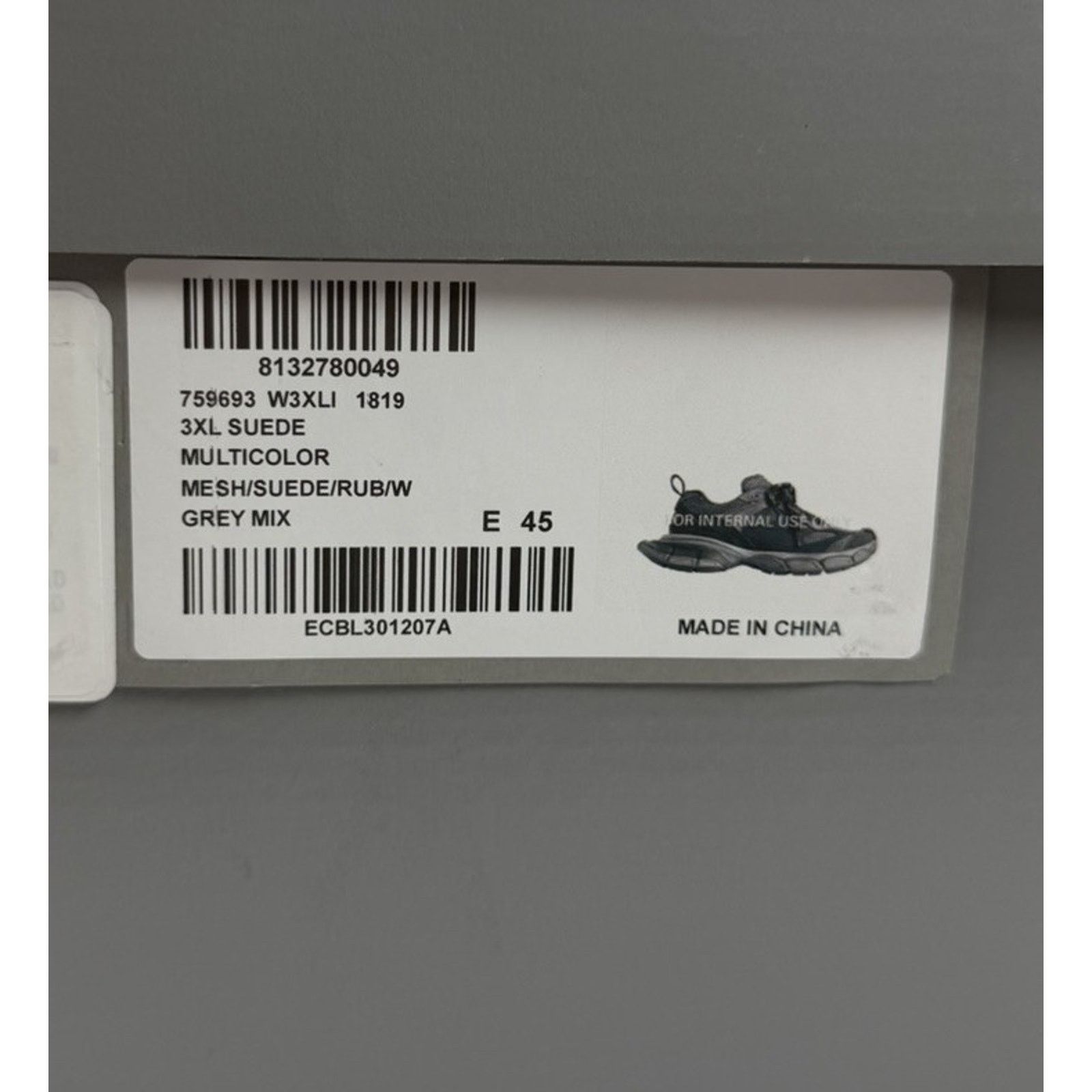 Balenciaga Size 45EU/12US - Balenciaga 3XL Black NEW/RETAIL $1,450! Size US 12 / EU 45 - 10 Thumbnail