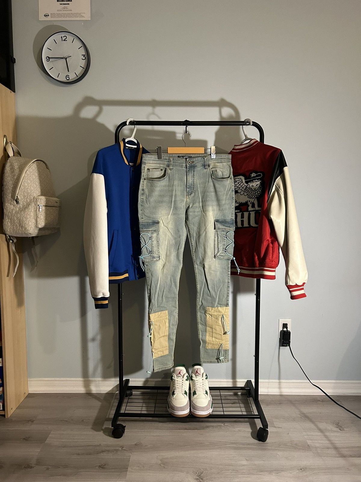 SERENEDE Serenede “CYBER CLOUD” Cargo Jeans Size US 34 / EU 50 - 2 Thumbnail