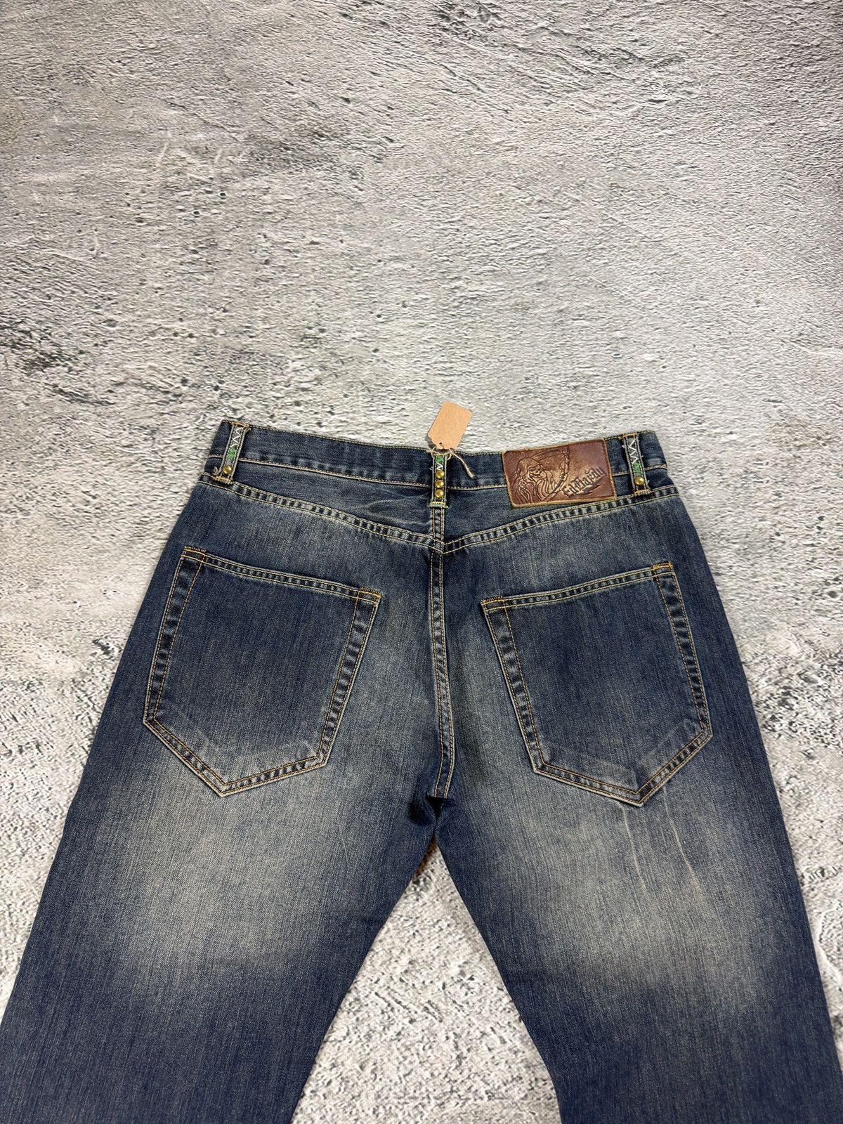 Ed Hardy Ed Hardy Christian Audigier vintage jeans big logo pants 420 Size US 34 / EU 50 - 9 Thumbnail