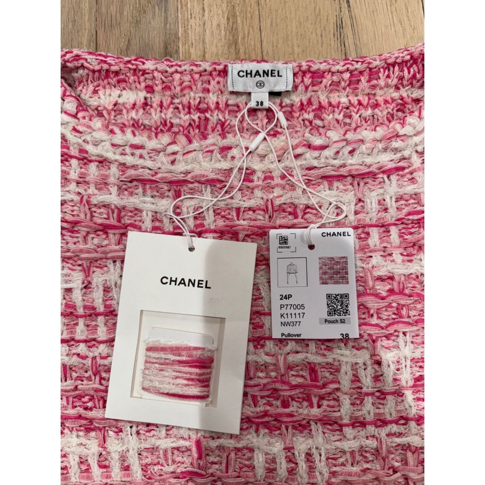 Chanel Chanel 24P Tweed CC Logo Short Sleeve Pullover Top 38 Size XS / US 0-2 / IT 36-38 - 11 Thumbnail