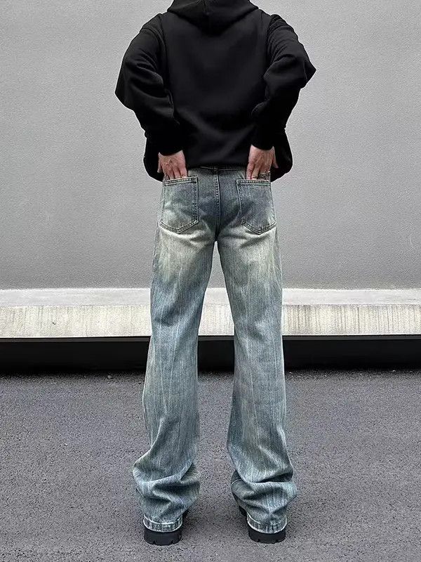 VIBE Vintage high street distressed micro flare jeans Size US 30 / EU 46 - 3 Thumbnail