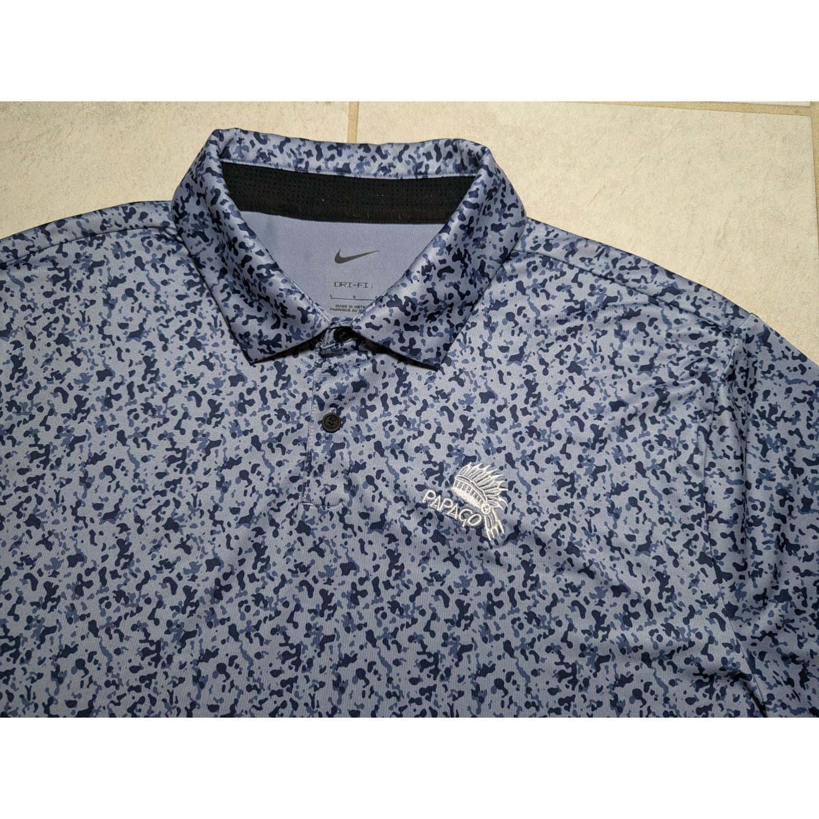 Nike Nike Men's Large Golf Polo Shirt Papago Chest Logo Stretch Size US L / EU 52-54 / 3 - 1 Thumbnail