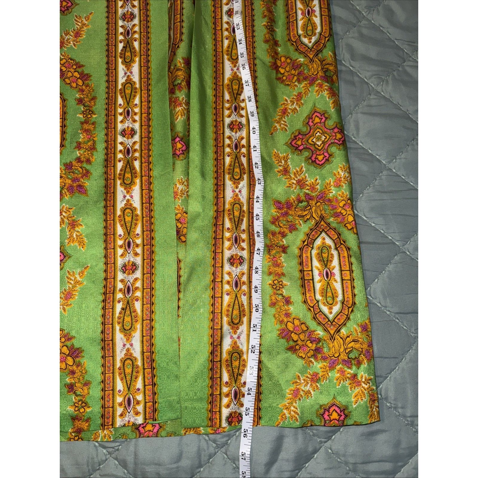 Saks Fifth Avenue Vintage 1960’s Fifth Avenue Robes By M.W. -Green Long Robe Size S / US 4 / IT 40 - 9 Thumbnail