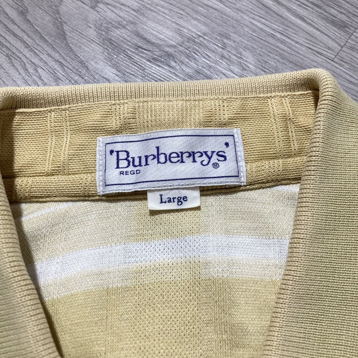 Burberry 1990s Vintage Burberrys Nova Check Pocket Polo Tshirt Luxury Size US L / EU 52-54 / 3 - 16 Thumbnail