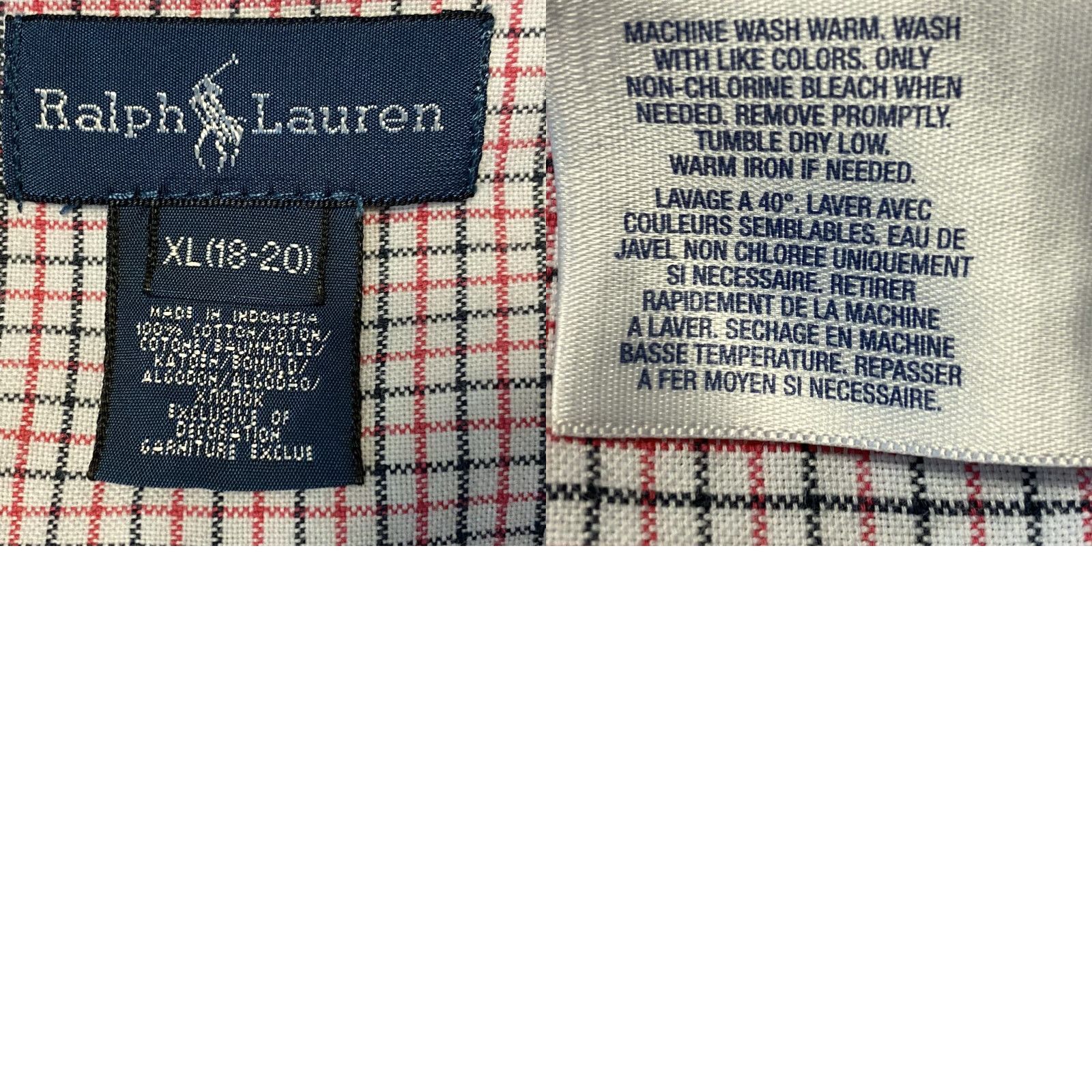 Ralph Lauren Ralph Lauren Shirt Adult XL Long Sleeve Multicolor Check Collared Button Down Size US XL / EU 56 / 4 - 8 Thumbnail