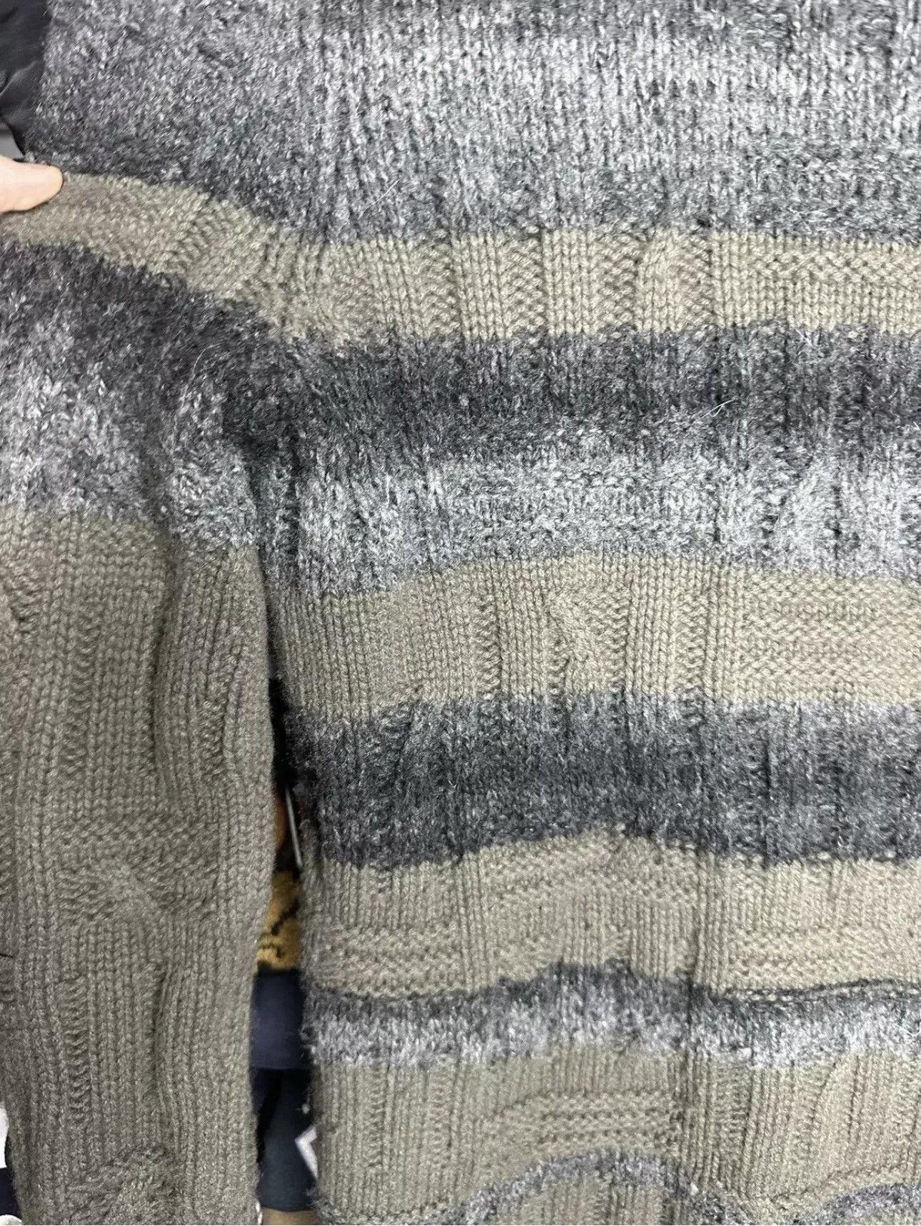 Hugo Boss Hugo Boss Virgin Wool Cable knitwear Knit Sweater Size US M / EU 48-50 / 2 - 7 Thumbnail