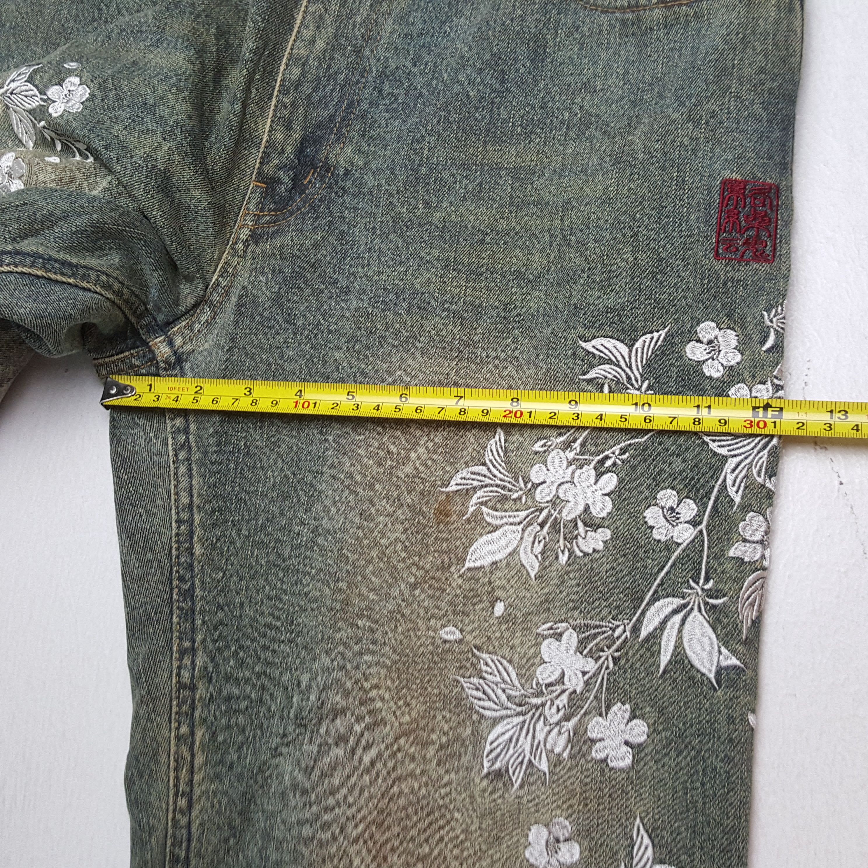 Japanese Brand × Vintage Vintage KARAKURI TAMASHI Japanese Brand Designer Jeans Size US 31 - 9 Thumbnail
