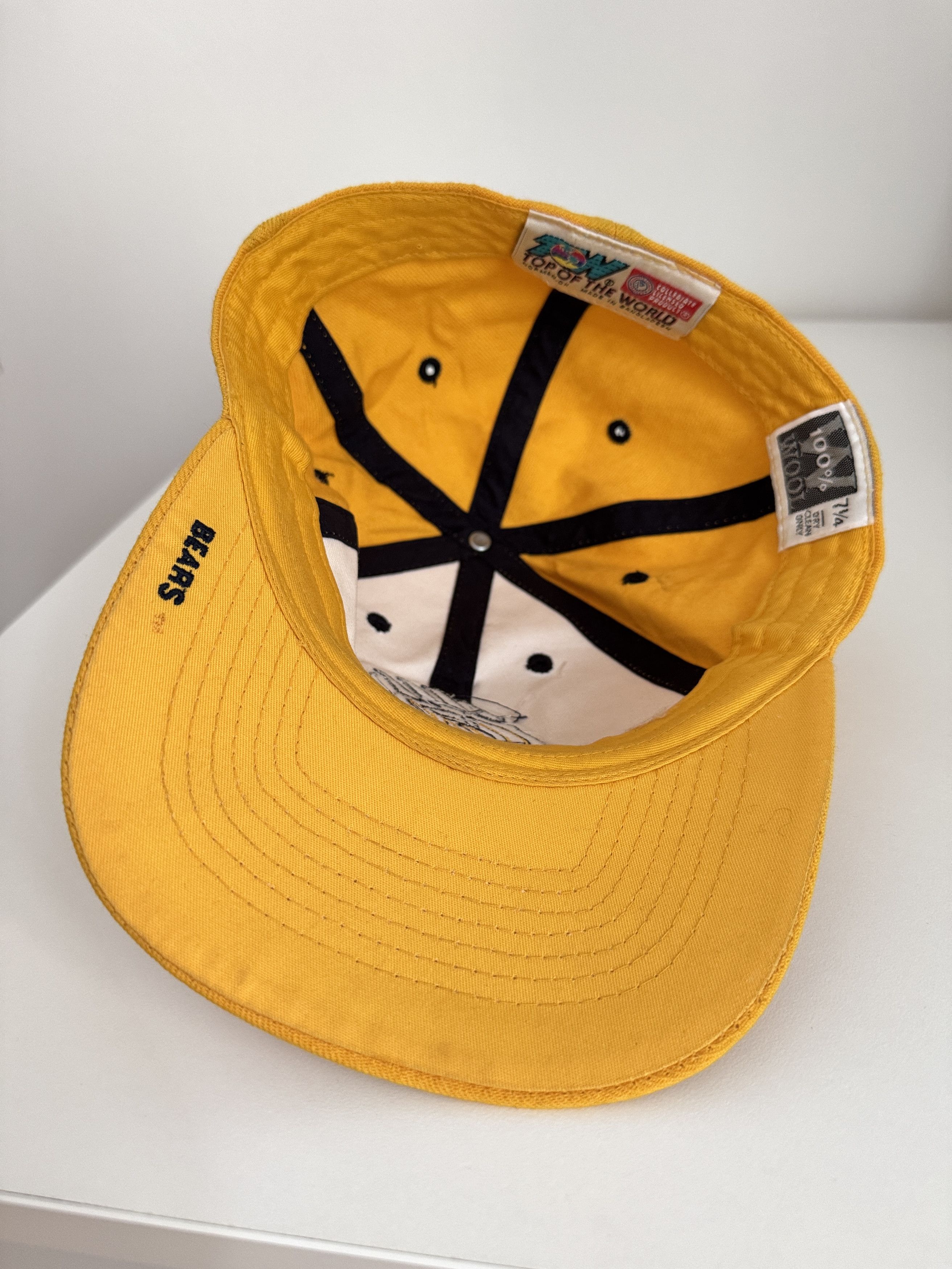 Vintage Vintage California Golden Bears Cal Cap 7 1/4 Size ONE SIZE - 5 Thumbnail