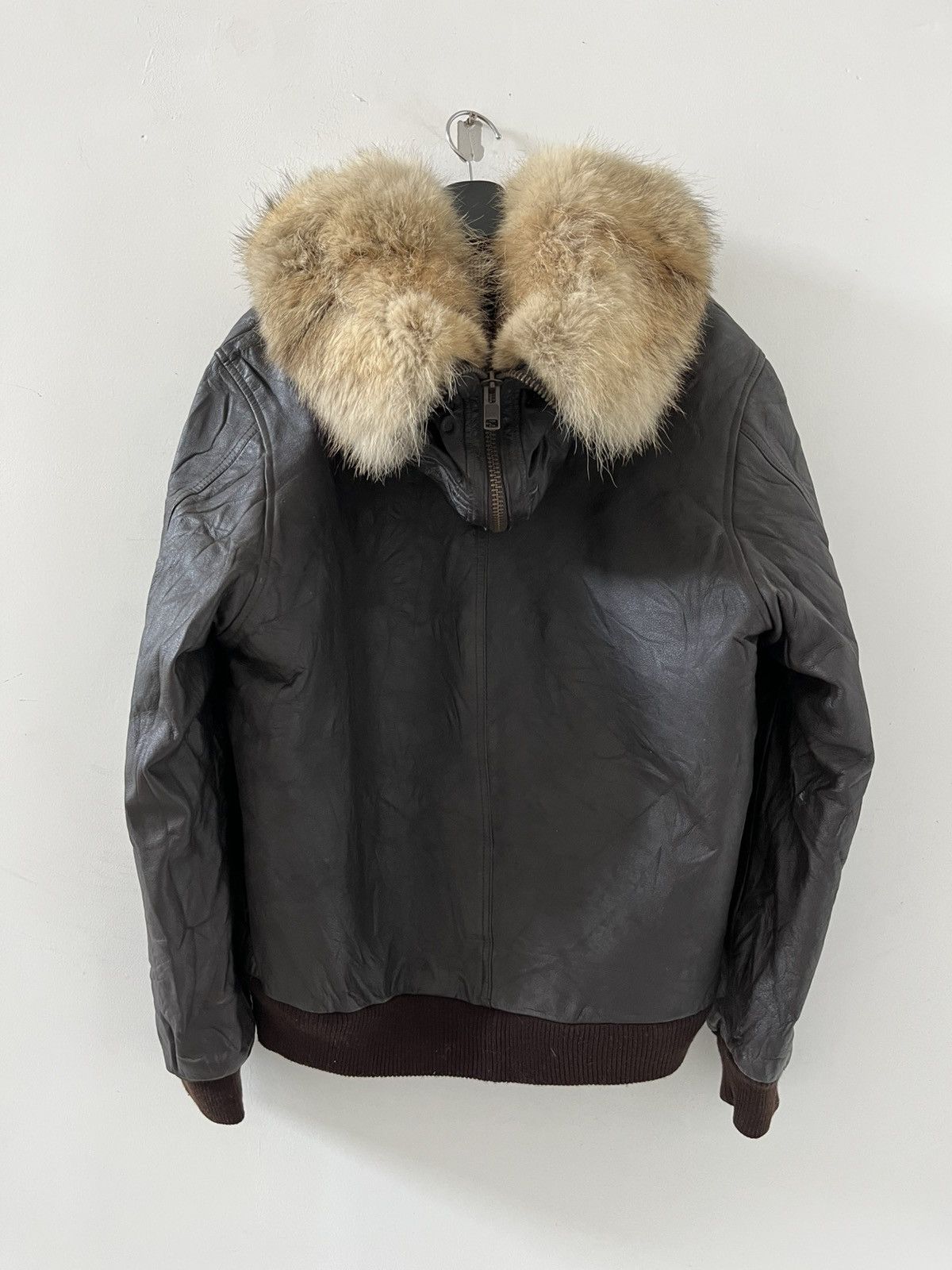 Leather Vtg Incredible Brand Murota Takayoshi Leather Bomber Jacket Size US L / EU 52-54 / 3 - 1 Thumbnail