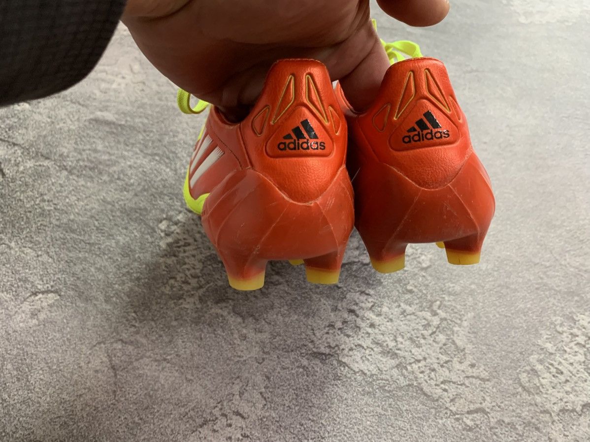 Adidas × Vintage Adidas Adizero F50 FG Yellow Leather Football Soccer Shoes Size US 7.5 / EU 40-41 - 10 Thumbnail