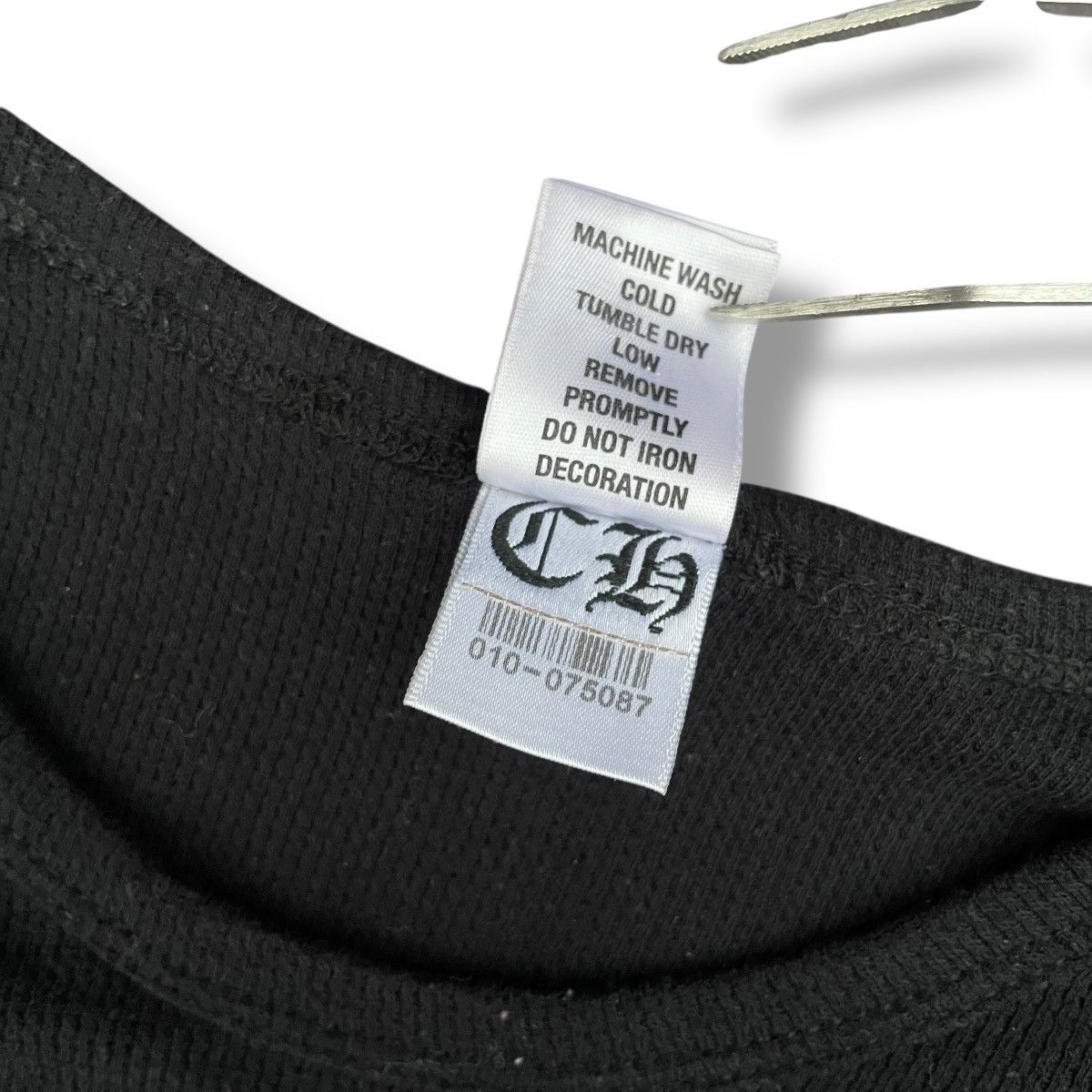 Chrome Hearts RARE Chrome Hearts 2010s Triple Cemetery Cross Thermal L/S Size US S / EU 44-46 / 1 - 8 Thumbnail
