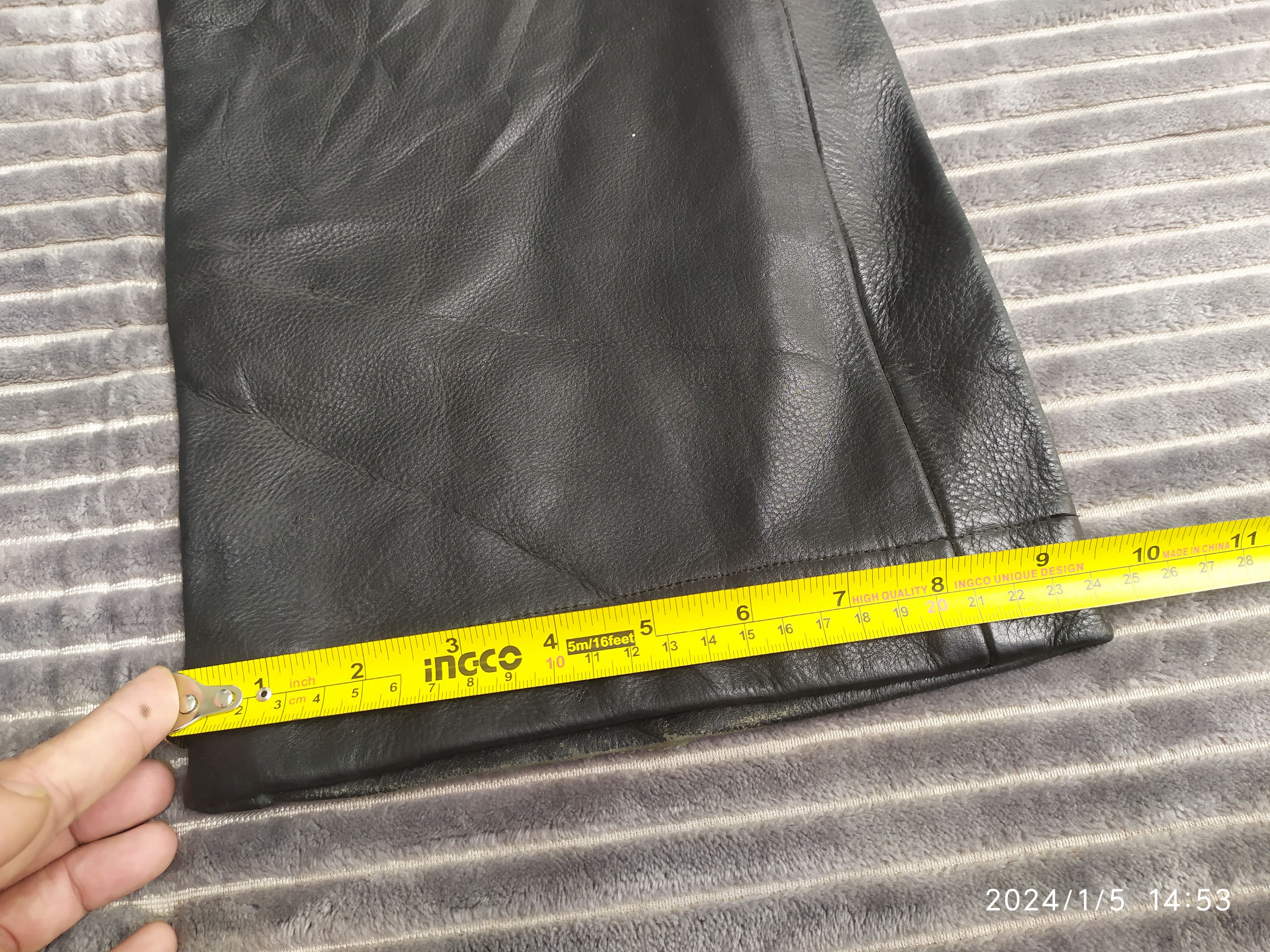 Leather × Vintage Vintage Leather Pants Size US 35 - 13 Thumbnail