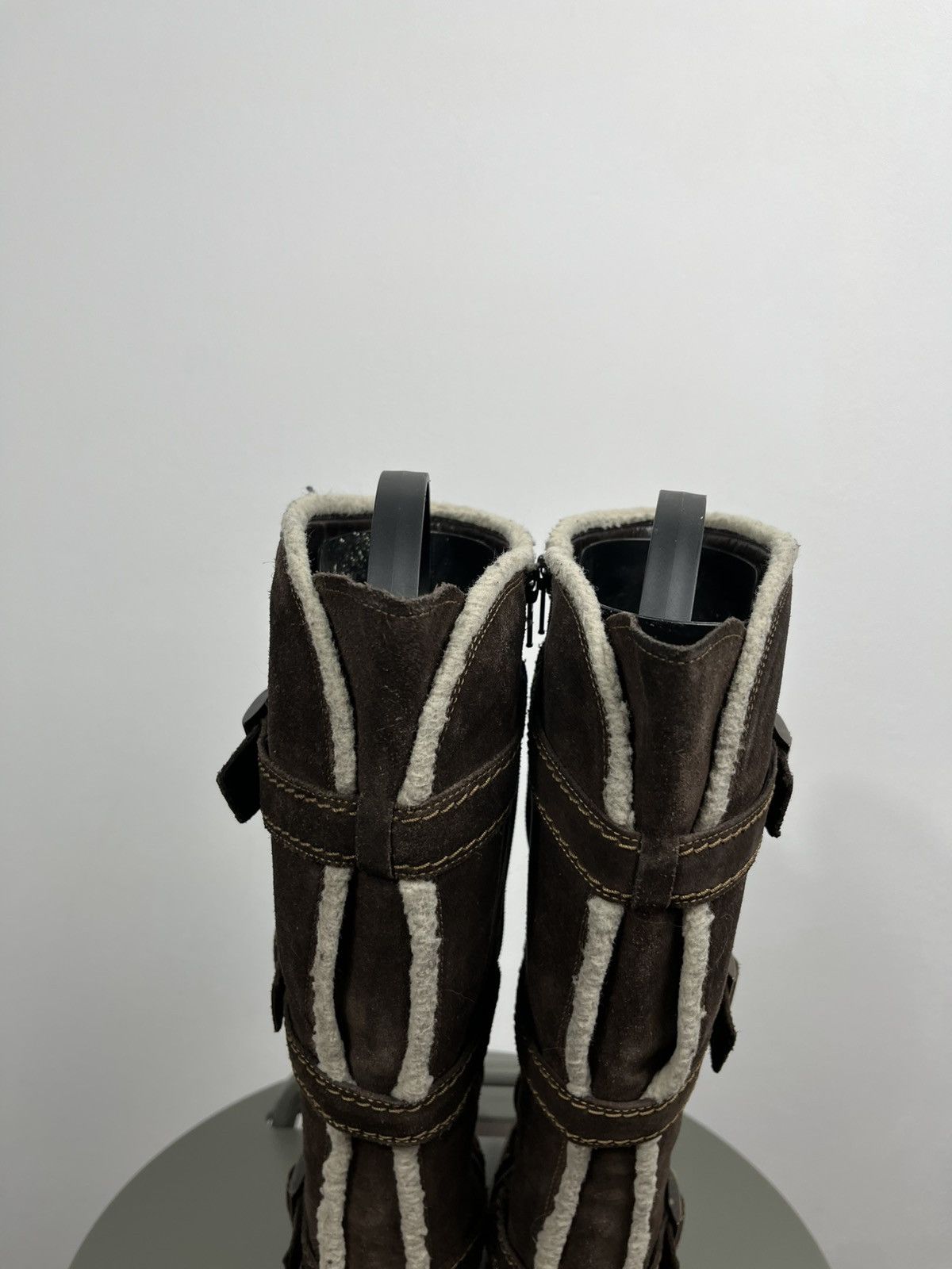 Other Vintage Suede Shearling Lined Buckle Boots EU 36 UK 4.5 Size US 5.5 / IT 35.5 - 7 Thumbnail