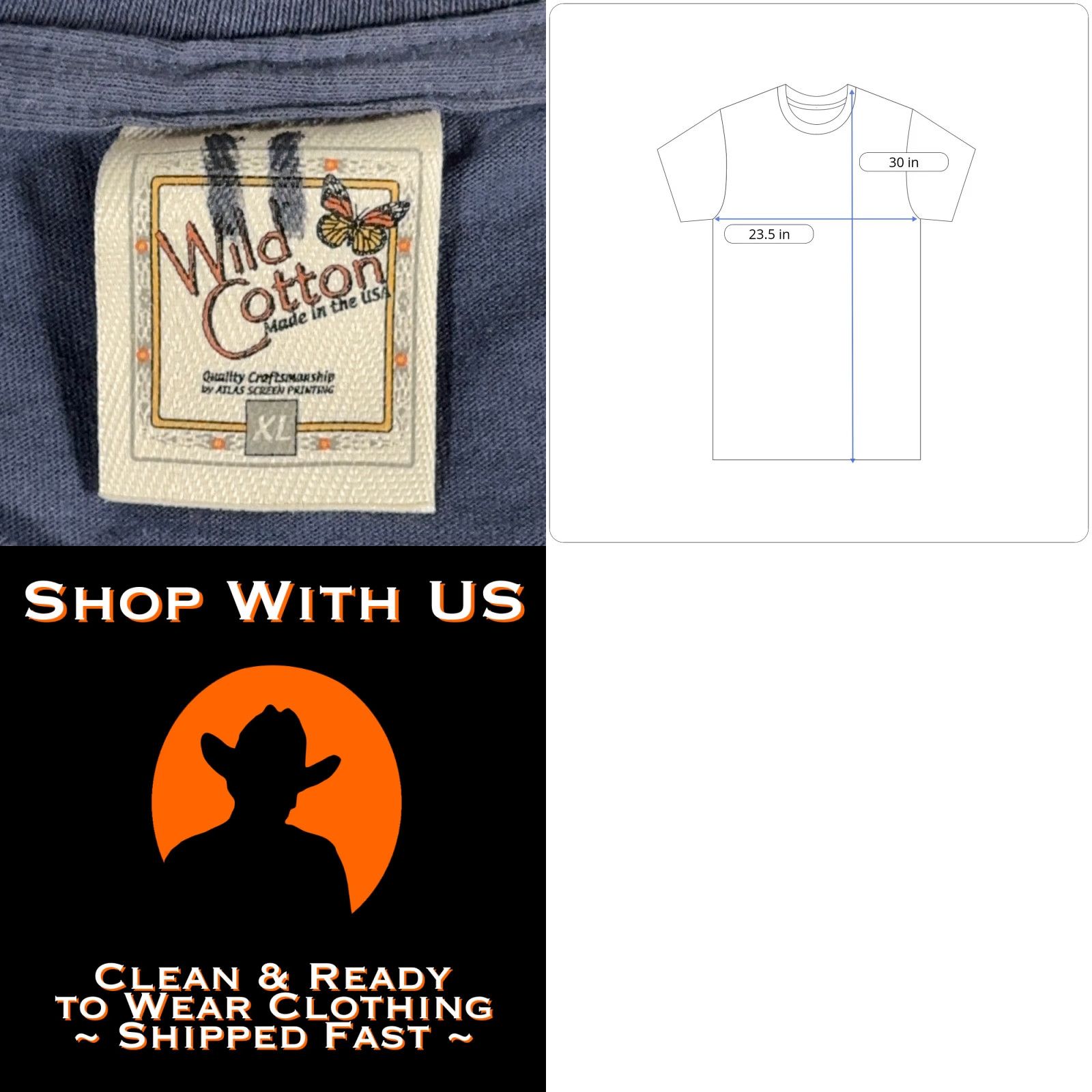 Vintage VINTAGE Wild Cotton Bear Cub Shirt Adult XL Blue Nature Diversity Art USA Made Y2K Mens T-Shirt Short Sleeve Crew Neck Cotton Size US XL / EU 56 / 4 - 8 Thumbnail