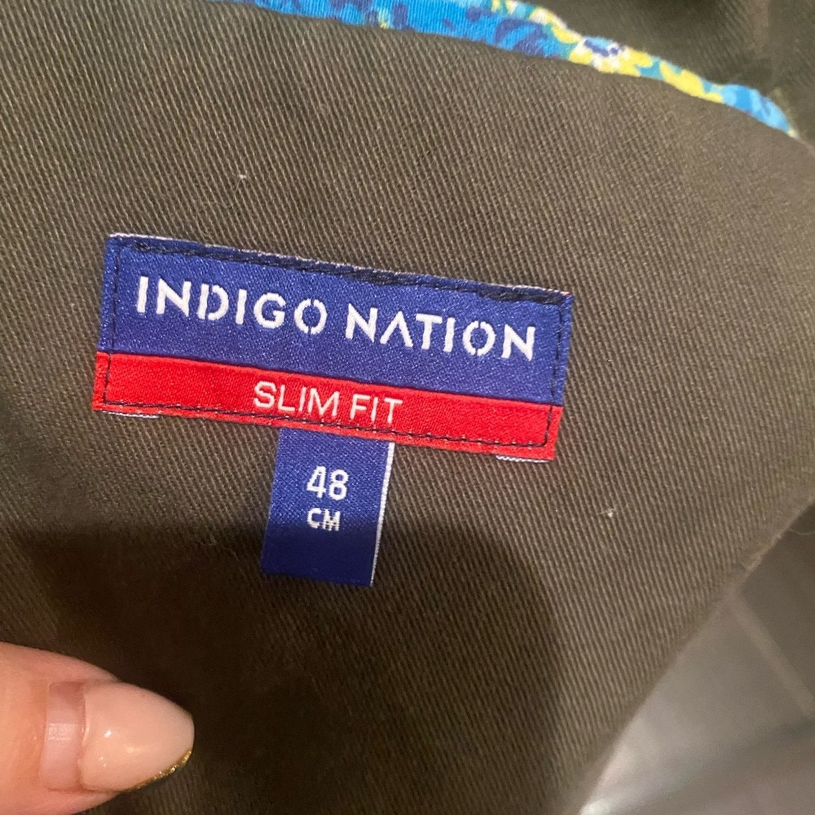Vintage Indigo Nation Single Breasted Blazer Notched Lapel 48 CM Size US M / EU 48-50 / 2 - 3 Thumbnail