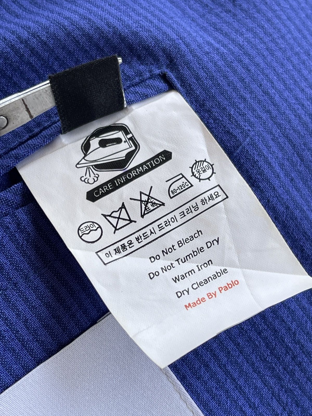 Japanese Brand PABLO Double Breasted Luxury Blue Coat Size US M / EU 48-50 / 2 - 7 Thumbnail