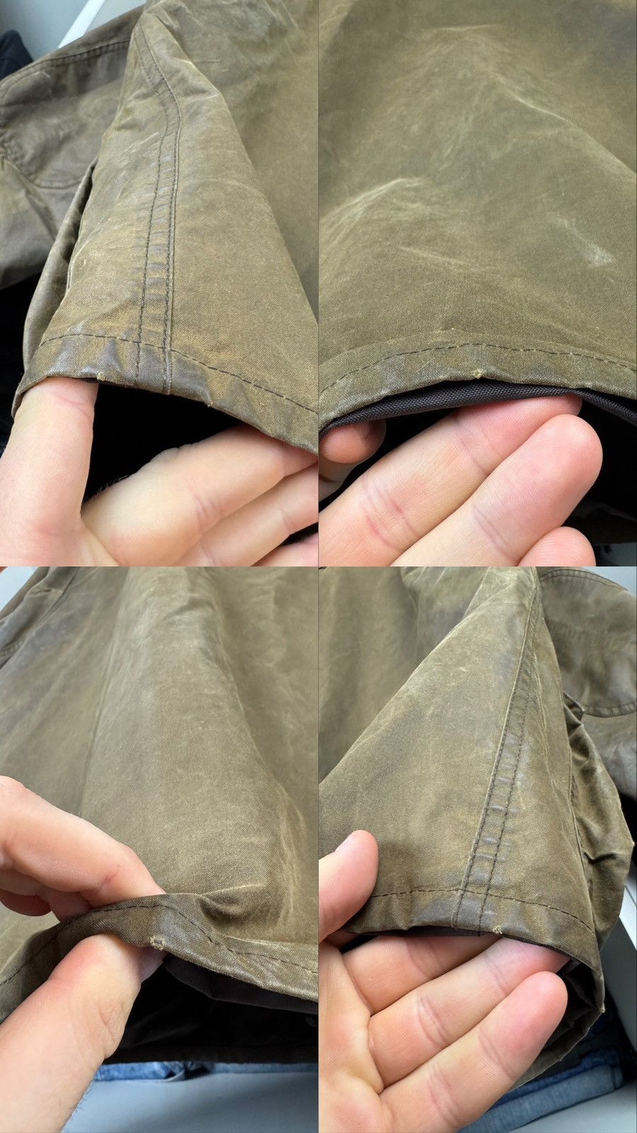 Barbour Vintage Barbour A995 Trooper Waxed Cotton Jacket Mens Size US XL / EU 56 / 4 - 23 Thumbnail
