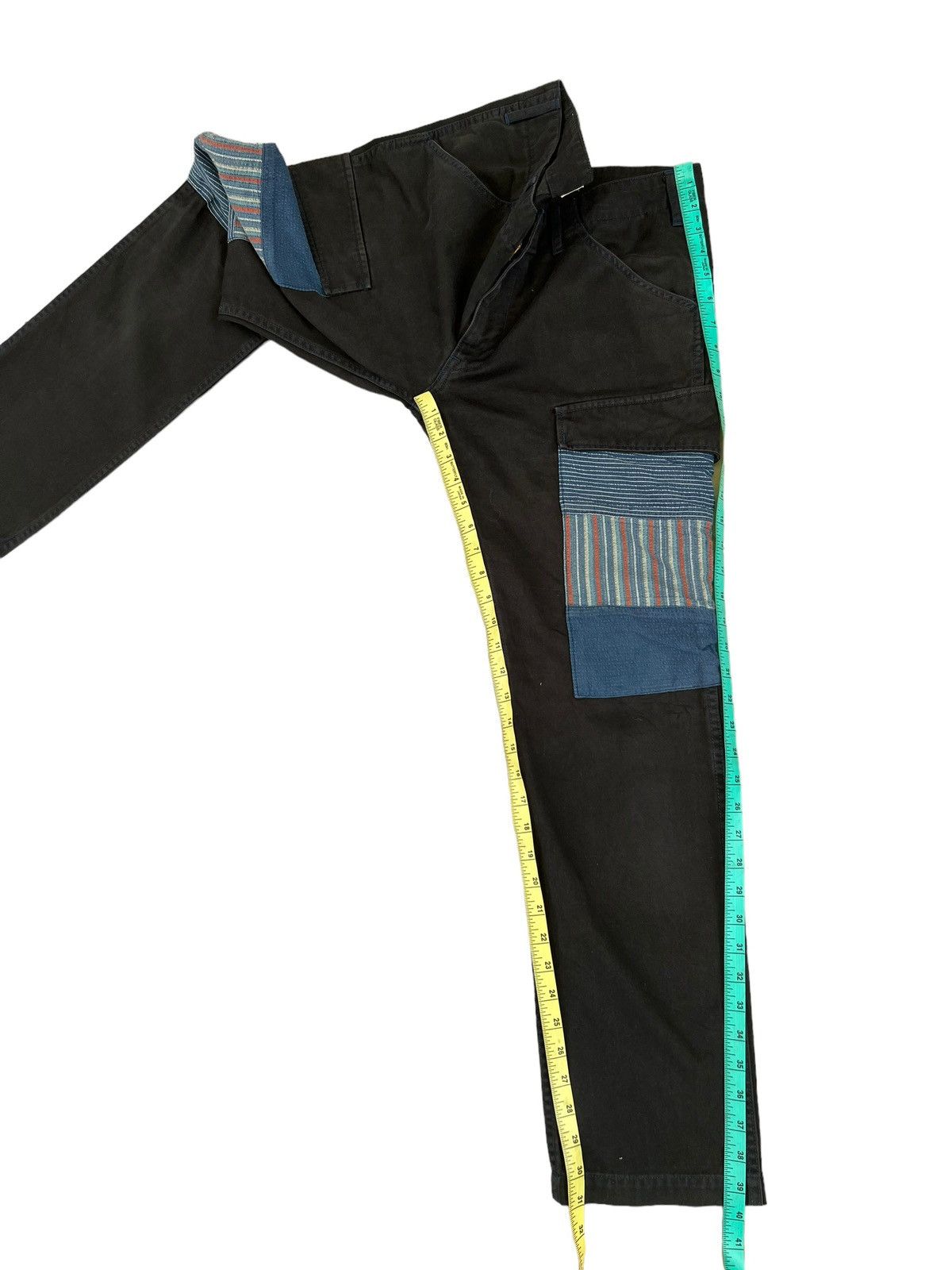 Vintage Vintage Swing Incomp Japan Hybrid Fade Black Cargo Trouser Size US 32 / EU 48 - 4 Thumbnail