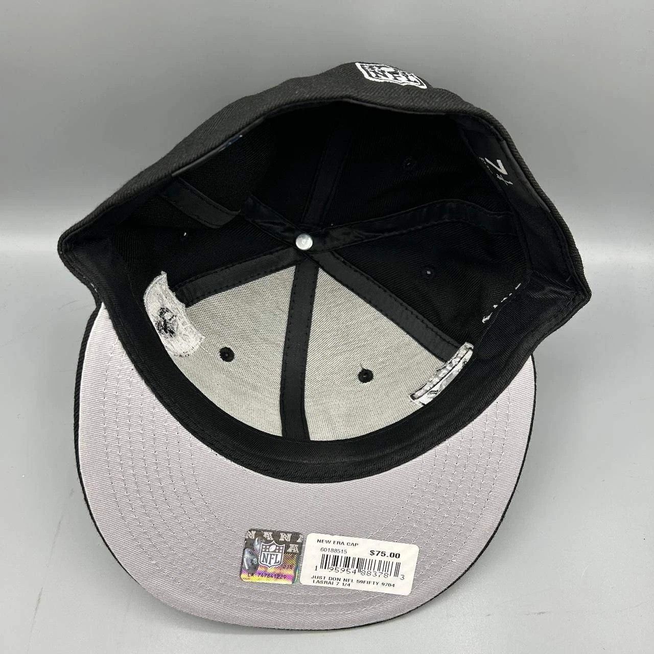 New Era Las Vegas Raiders x Just Don Hat Men 7 1/4 NFL Fitted Wool Size ONE SIZE - 2 Thumbnail