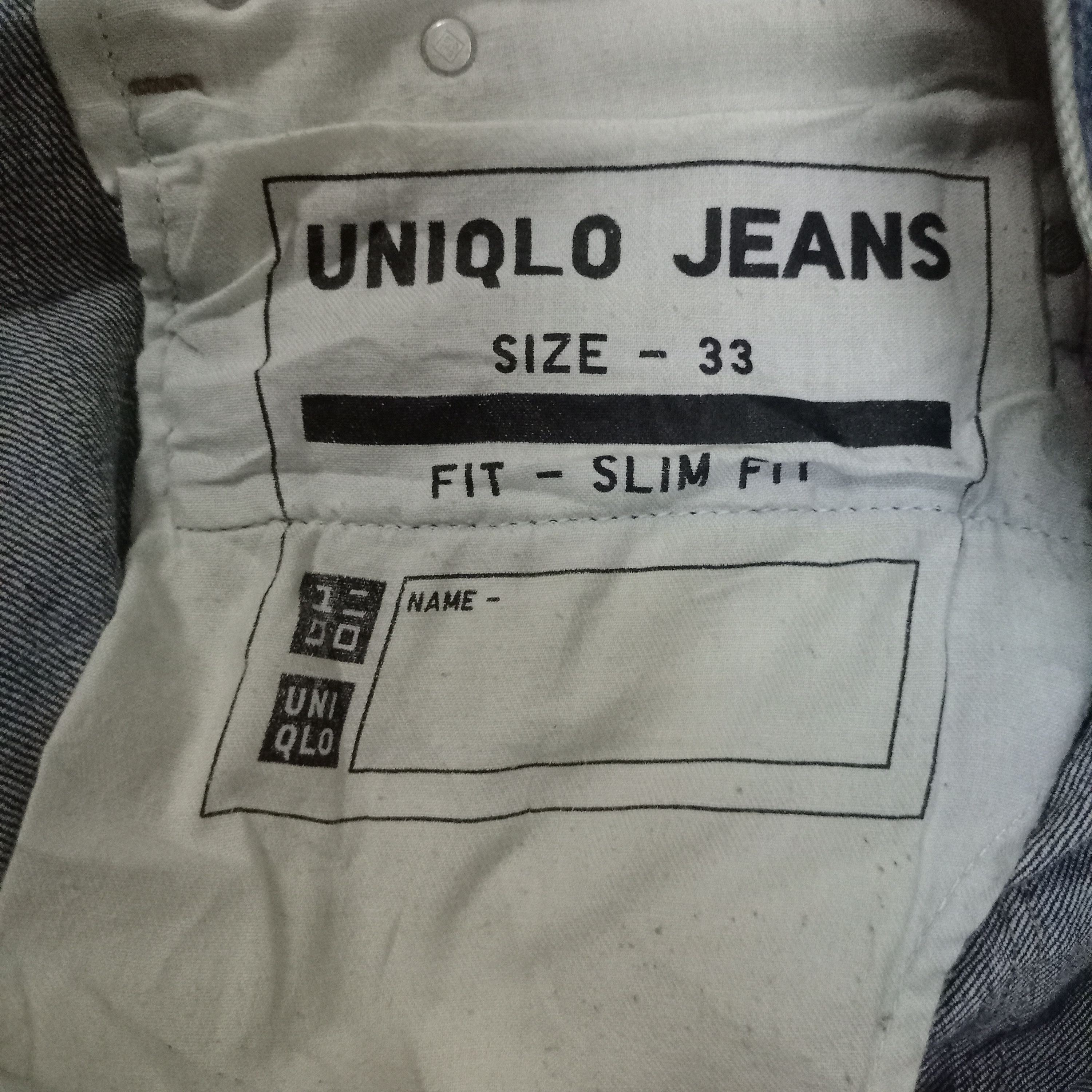 Japanese Brand × Uniqlo Vintage Japanese Uniqlo Blue Wash Distressed Selvedge Jeans Size US 35 - 7 Thumbnail