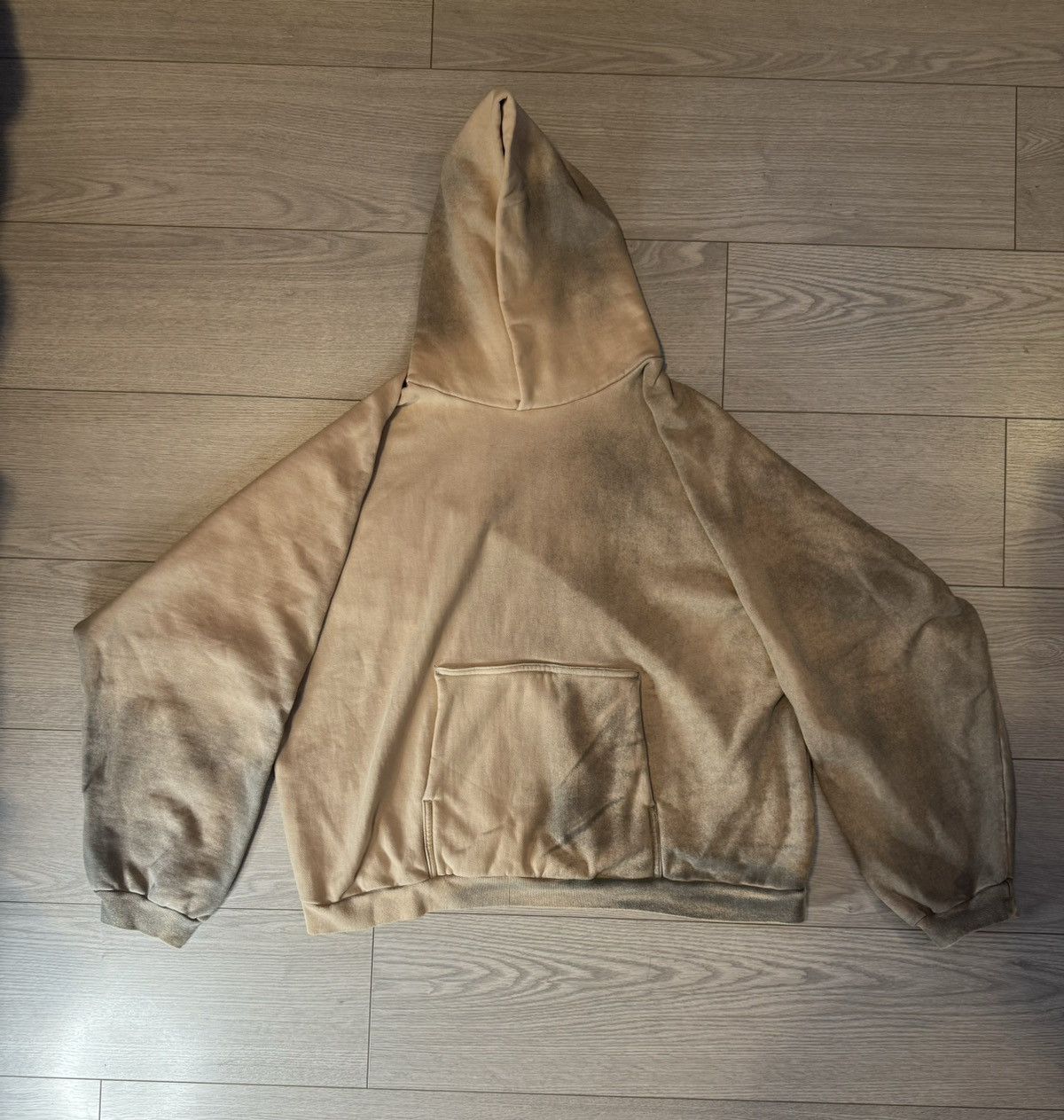 image of Los Angeles Apparel x Yeezy Season Yeezy Laa Sample “Potassium” in Gray/White, Men's (Size Medium)