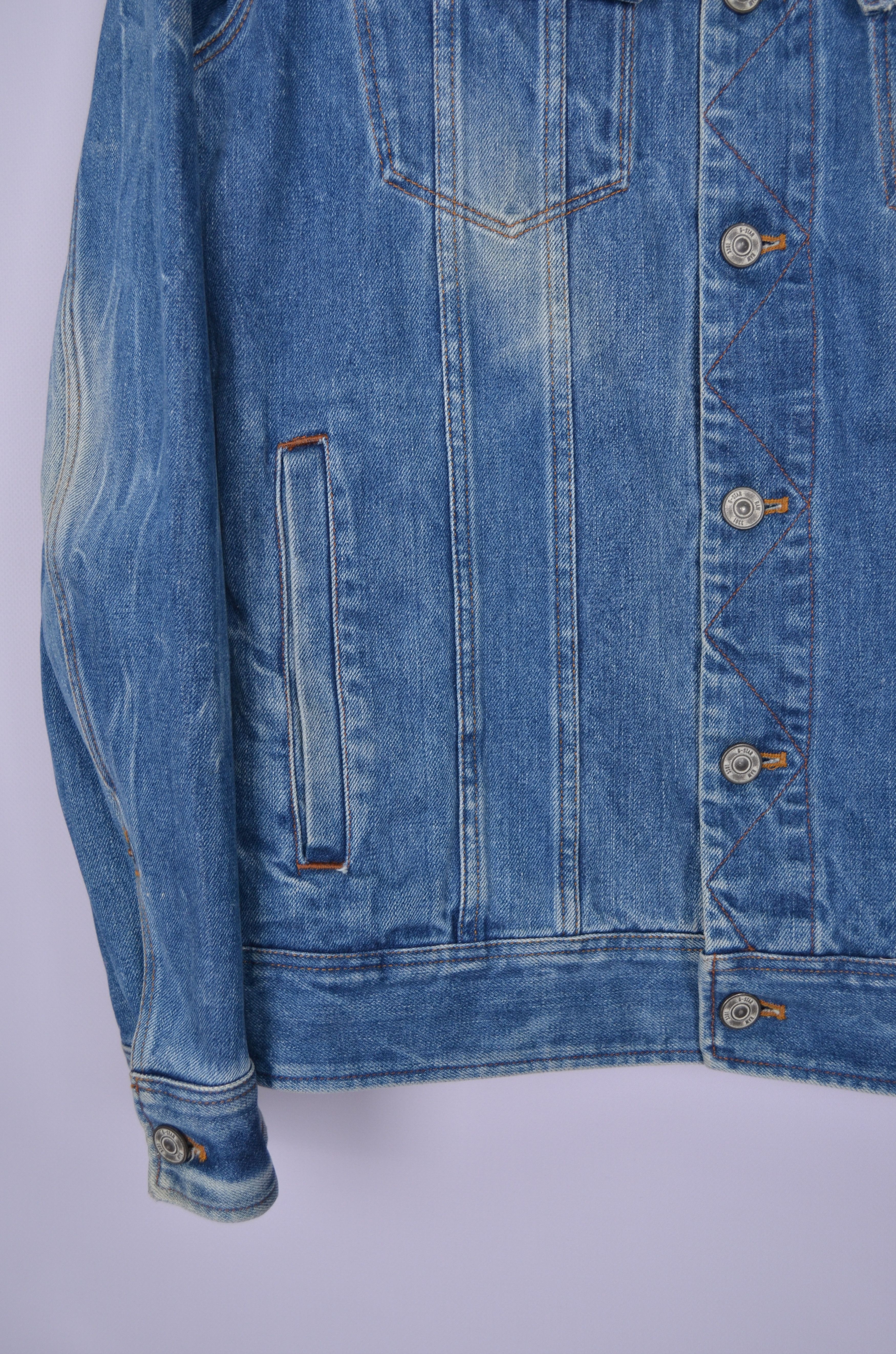 Designer × G-Star G-STAR Slim Tailor 3D JKT Jacket Denim Trucker Faded M Size US M / EU 48-50 / 2 - 5 Thumbnail