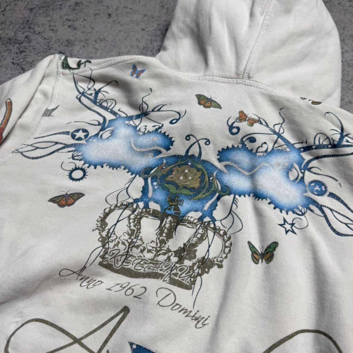 Japanese Brand Vintage Ed Hardy Style Hoodie Size US L / EU 52-54 / 3 - 7 Thumbnail