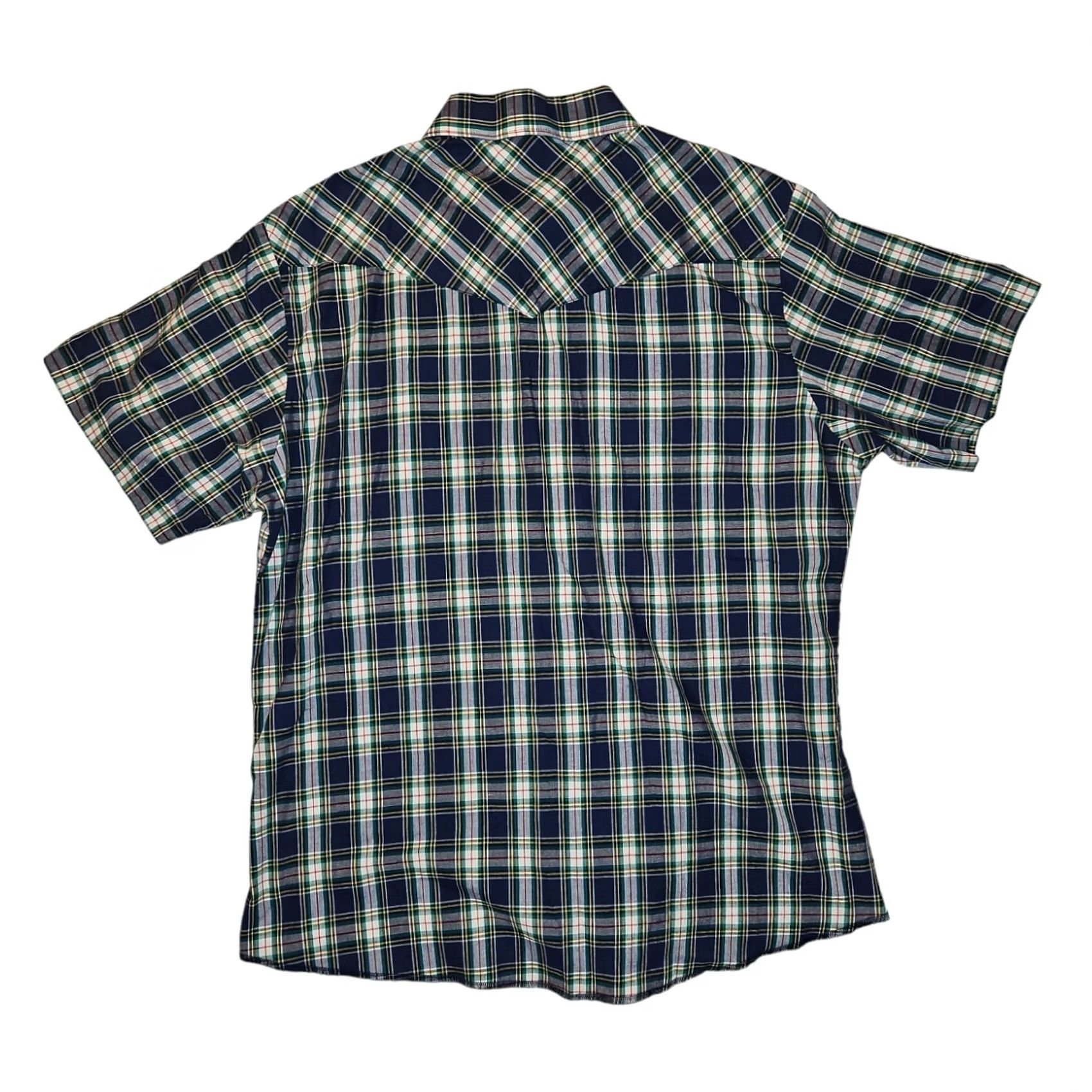 Wrangler Wrangler Western Pearl Snap Shirt Mens Large Short Sleeve Plaid Cowboy Classic Size US L / EU 52-54 / 3 - 5 Thumbnail