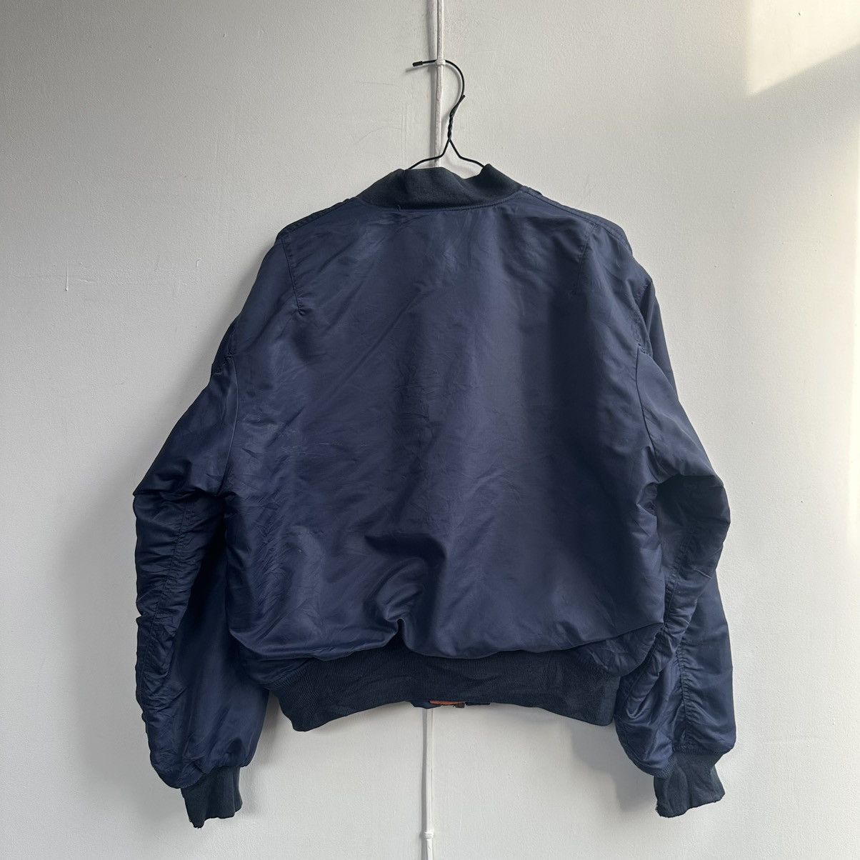 Vintage Vintage MA-1 Y2K Blue Militari Flyght Bomber USA Jacket Size US L / EU 52-54 / 3 - 15 Thumbnail