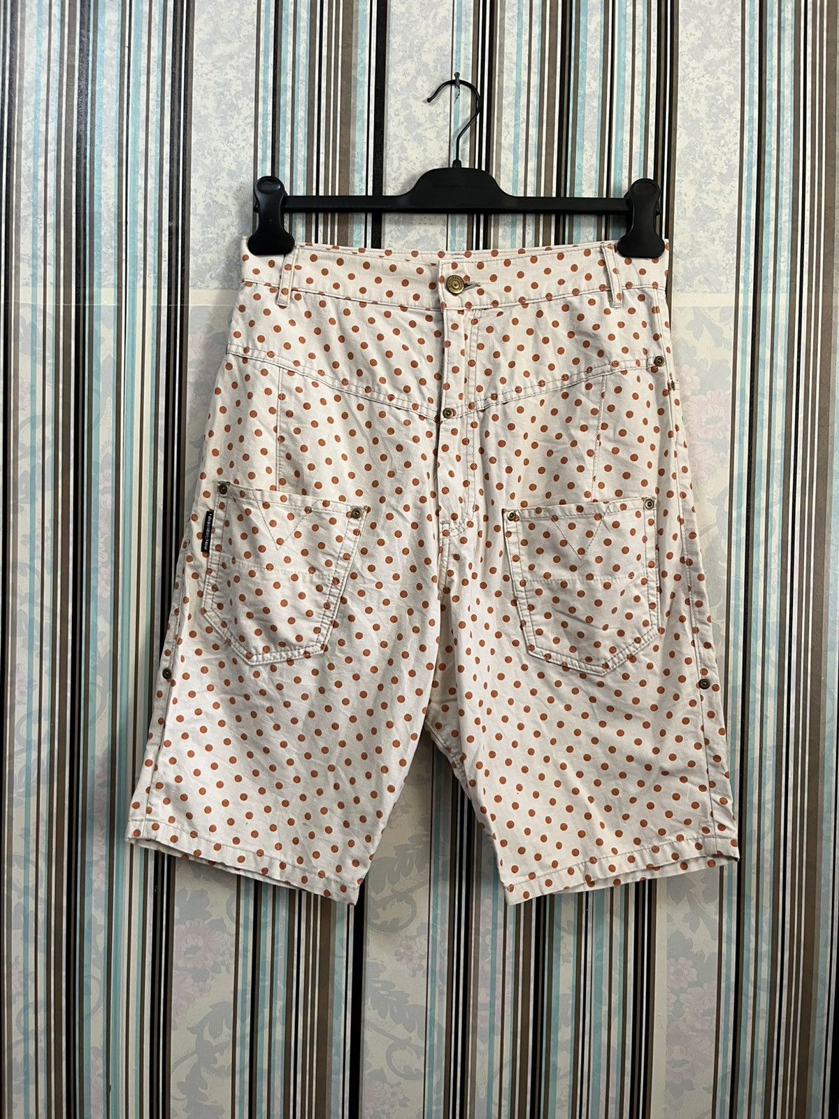 mercibeaucoup 2000s Mercibeaucoup polka dot reverse pants #A5 Size US 29 - 1 Thumbnail