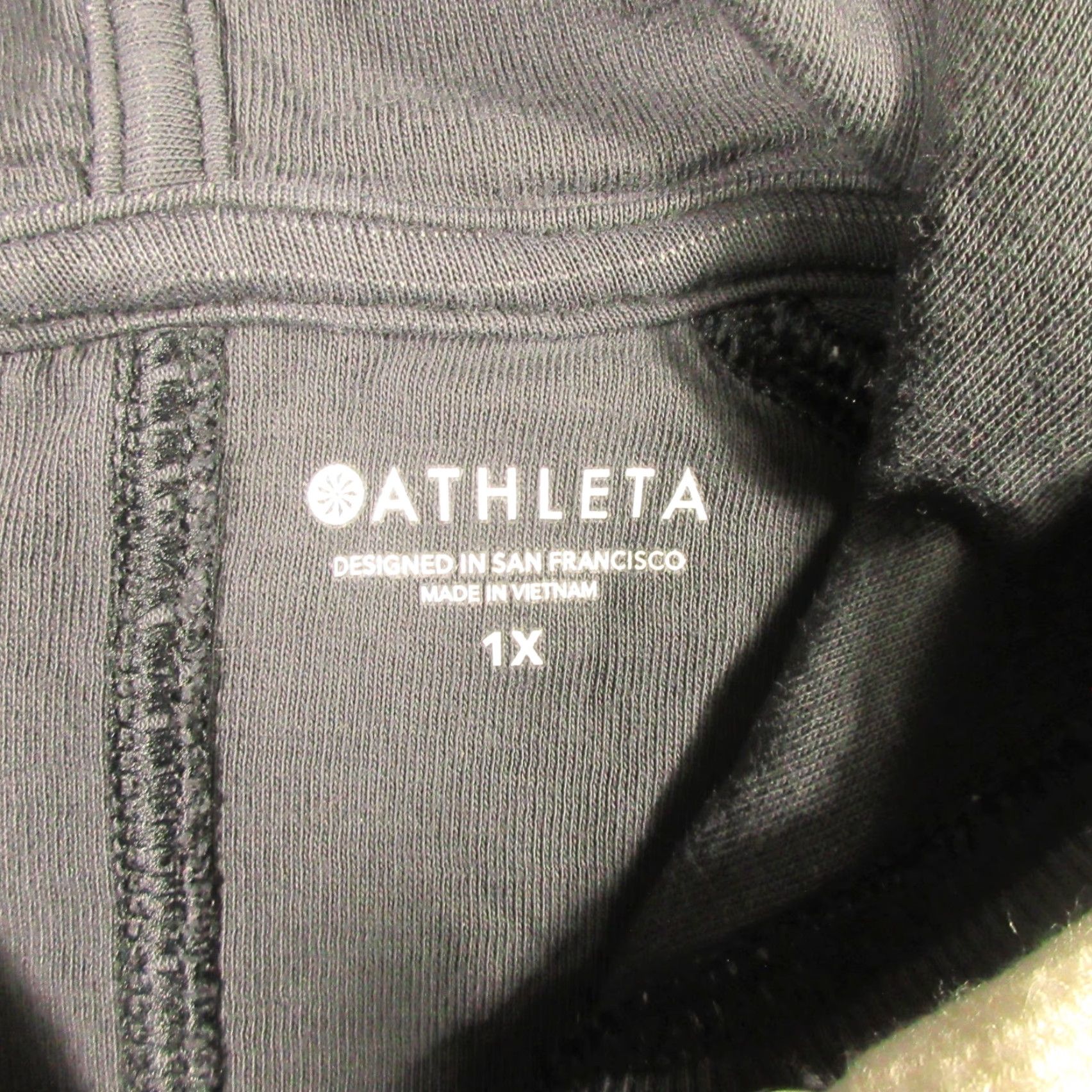 Athleta Athleta Hoodie Full Zip Women's 1X Gray Mickey Mouse Disney Athletic Stretch Cotton Size XL / US 12-14 / IT 48-50 - 3 Thumbnail